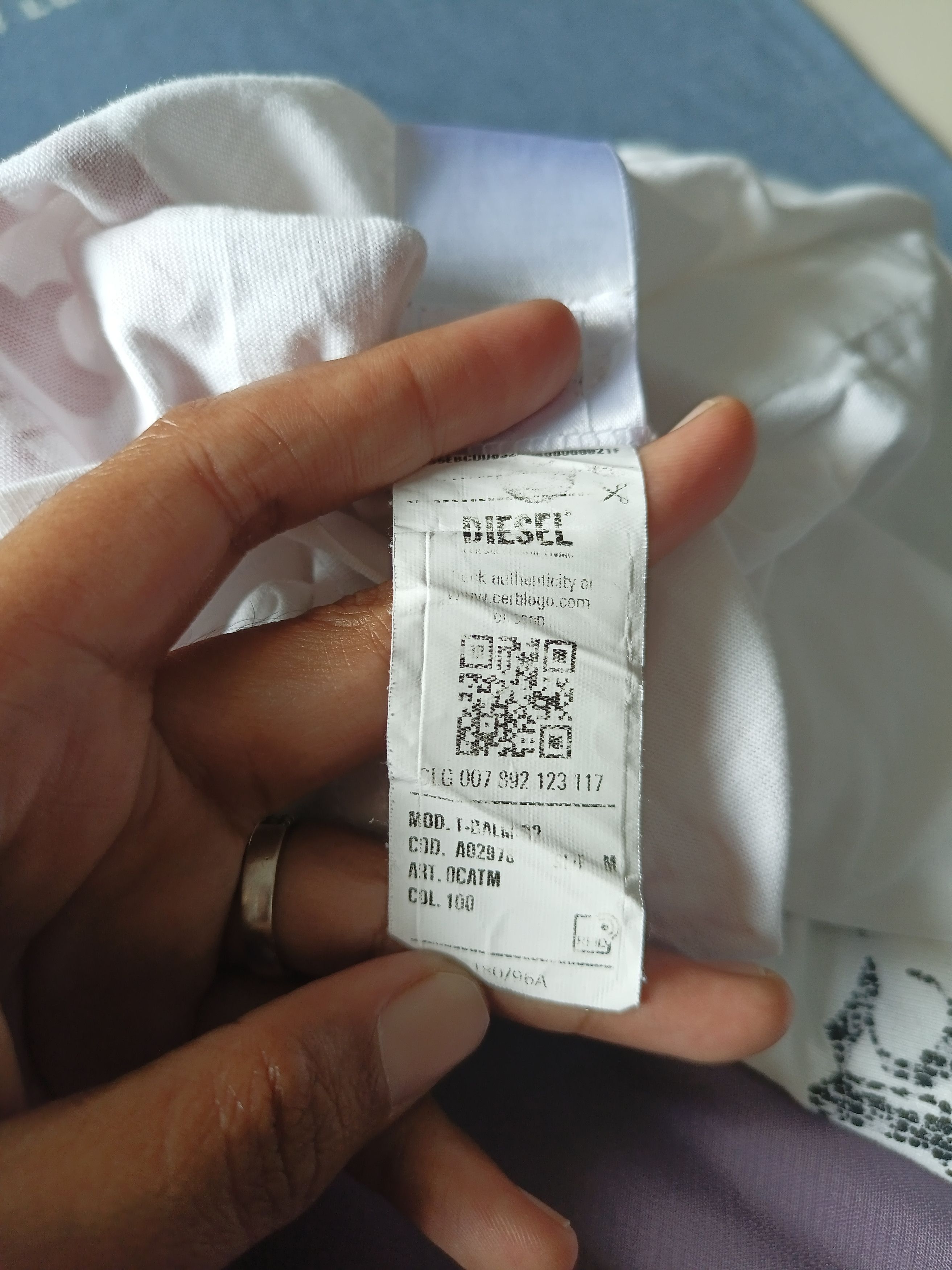 Diesel DIESEL INUTILITY A02978 T-BALM-B2 OCATM T-Shirt Size US XXL / EU 58 / 5 - 13 Thumbnail