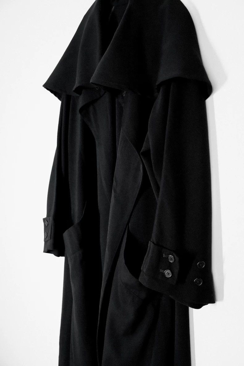 Yohji Yamamoto Yohji Yamamoto 70-80s archive deconstructed witch Cape tren Size ONE SIZE - 2 Thumbnail