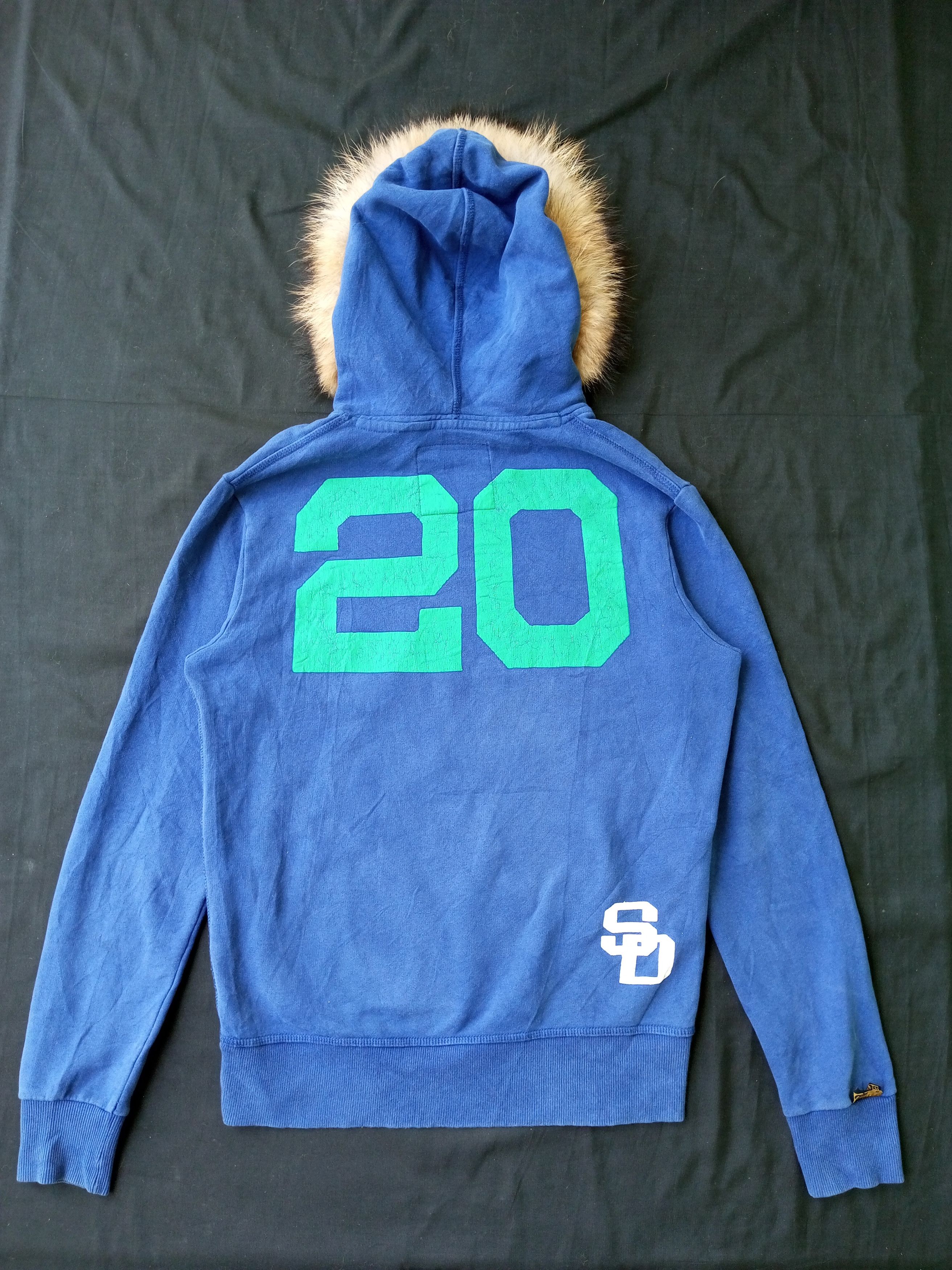 Japanese Brand × Le Grande Bleu (L.G.B.) × Superdry Super Dry Limited Edition Fur Hoodie Size US M / EU 48-50 / 2 - 17 Thumbnail