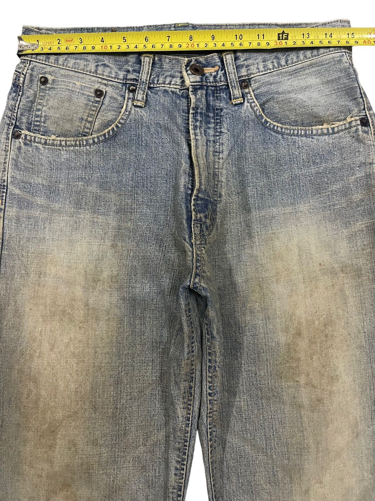 Edwin Vintage 90s Edwin Mud Wash Style Loose Jeans Size US 30 / EU 46 - 9 Thumbnail