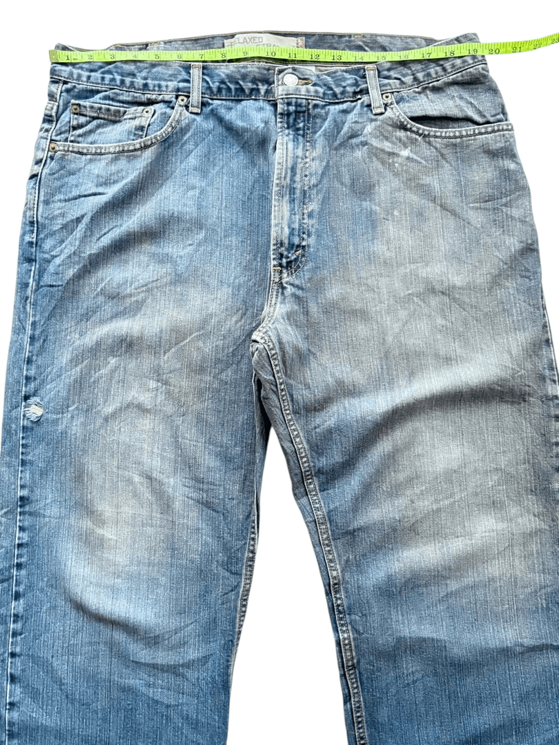 Levi's Vintage Levi's 559 Blue Faded Washed Relaxed Straight Jeans Size US 40 / EU 56 - 17 Thumbnail