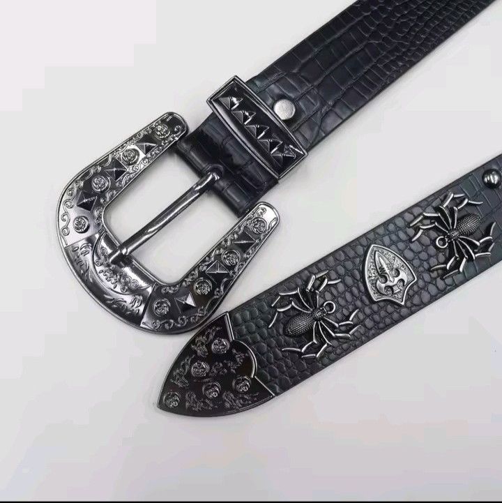 Japanese Brand × Vintage Spider rivet metal punk belt Size ONE SIZE - 4 Thumbnail