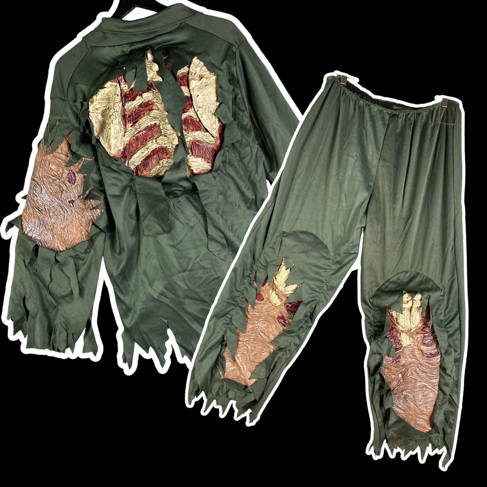 Other Zombie Costume Halloween Shirt and Pants Set Adult Size M/L Size ONE SIZE - 1 Preview
