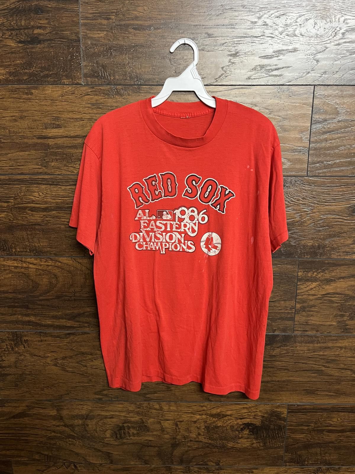 Designer Vintage Red Sox T-shirt 1986 AL Eastern Division Champions Size US M / EU 48-50 / 2 - 1 Thumbnail