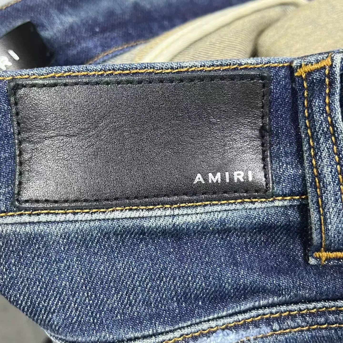 Amiri Amiri Patchwork Distressed Slim Jeans Size US 30 / EU 46 - 4 Thumbnail