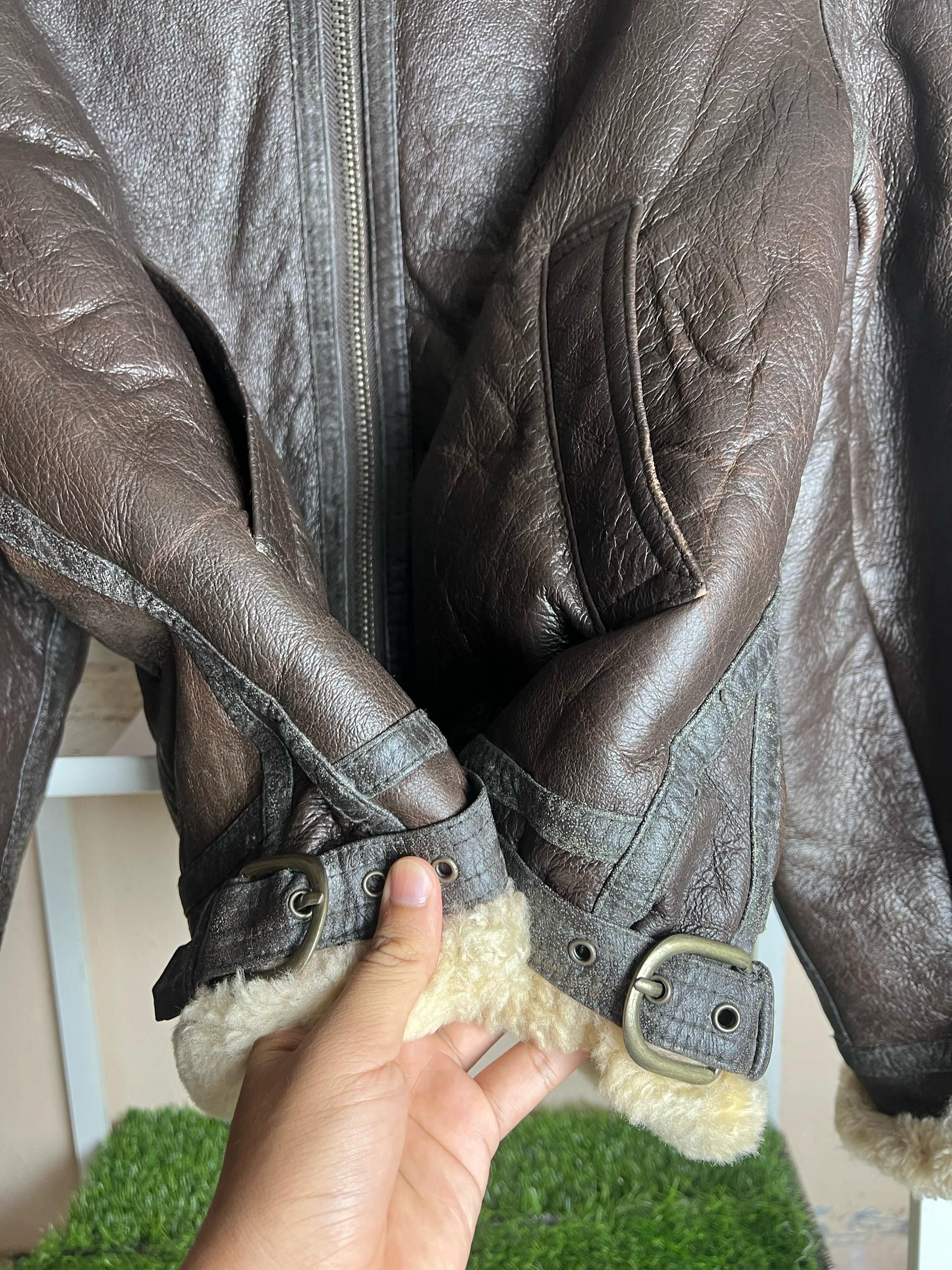 Japanese Brand × Vintage Vintage B3 Leather Sheepskin Jacket Size US M / EU 48-50 / 2 - 6 Thumbnail