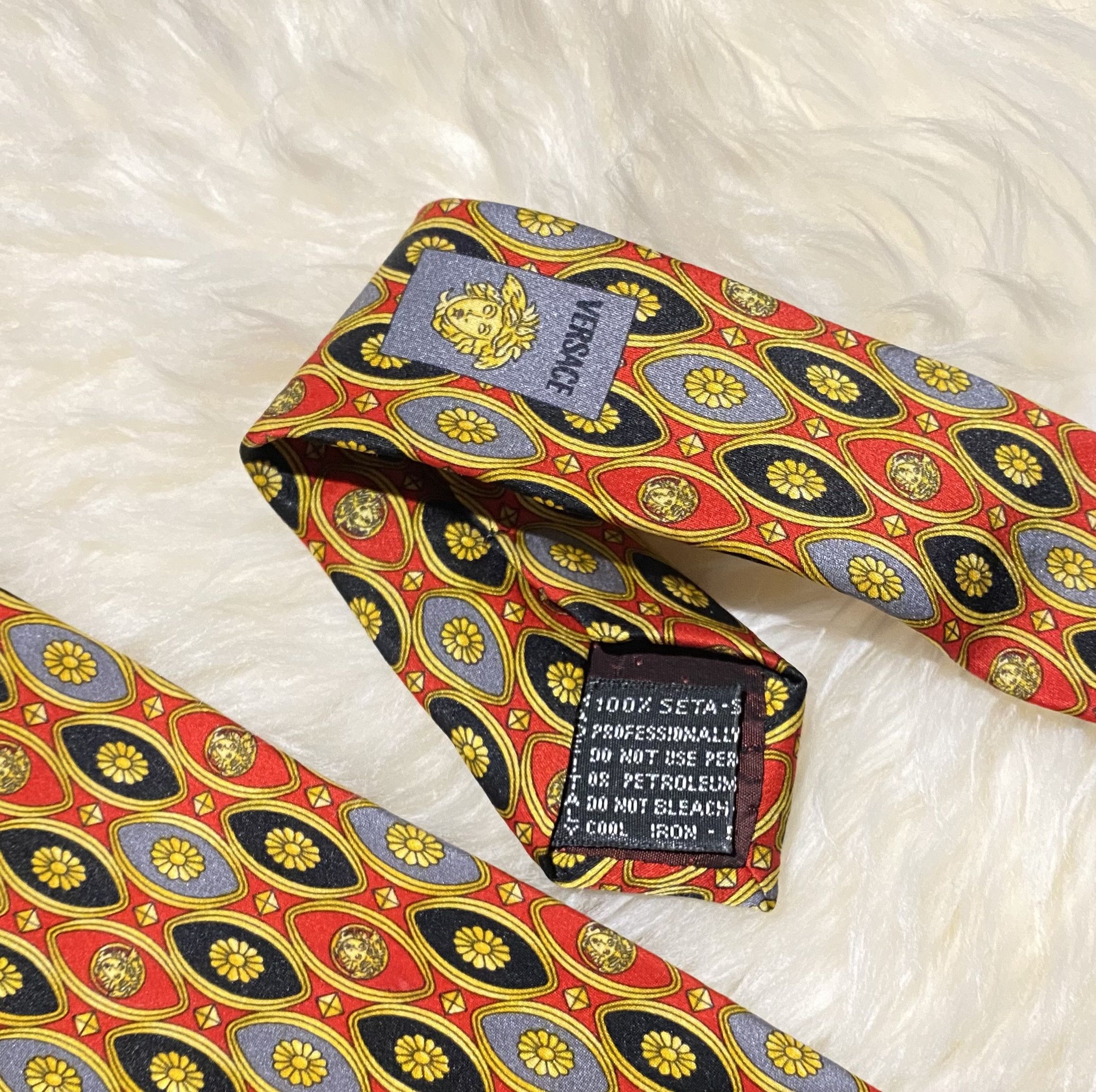 Versace Gianni Versace Tie Silk Vintage Size ONE SIZE - 8 Thumbnail