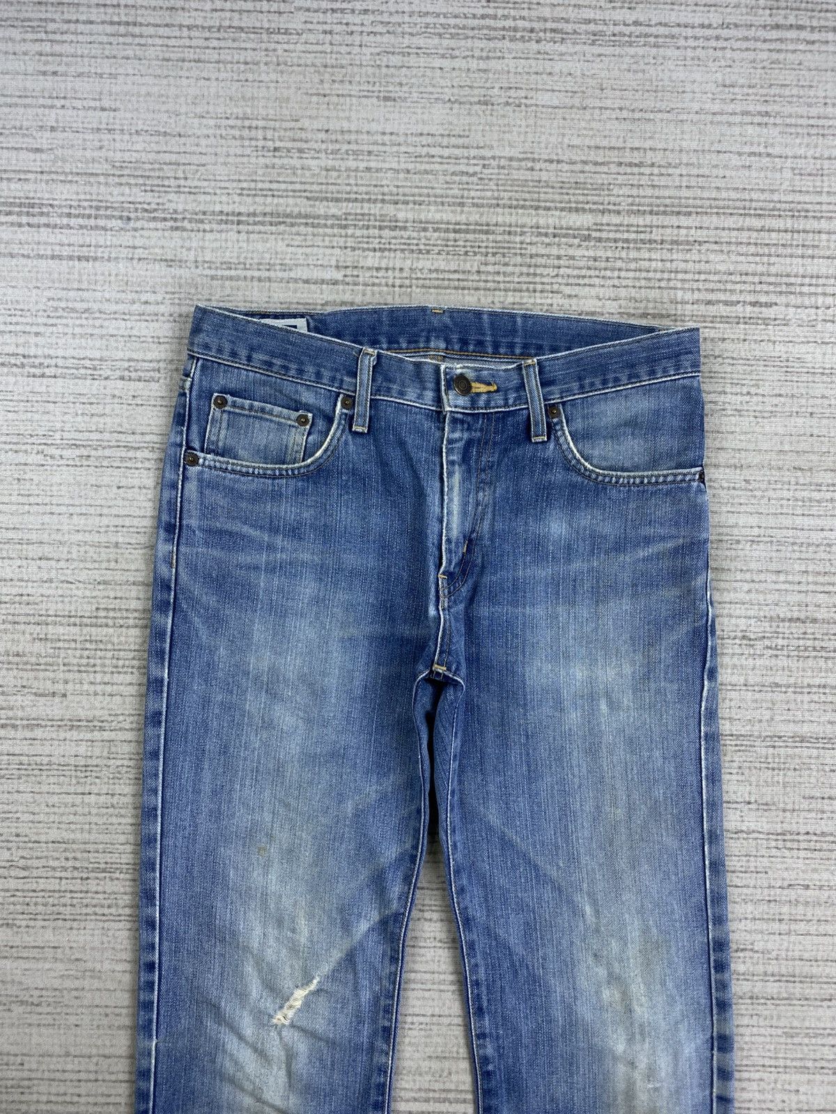 Edwin × Vintage Vintage Edwin 402 Japan Distressed Blue Denim Pants Size US 32 / EU 48 - 7 Thumbnail