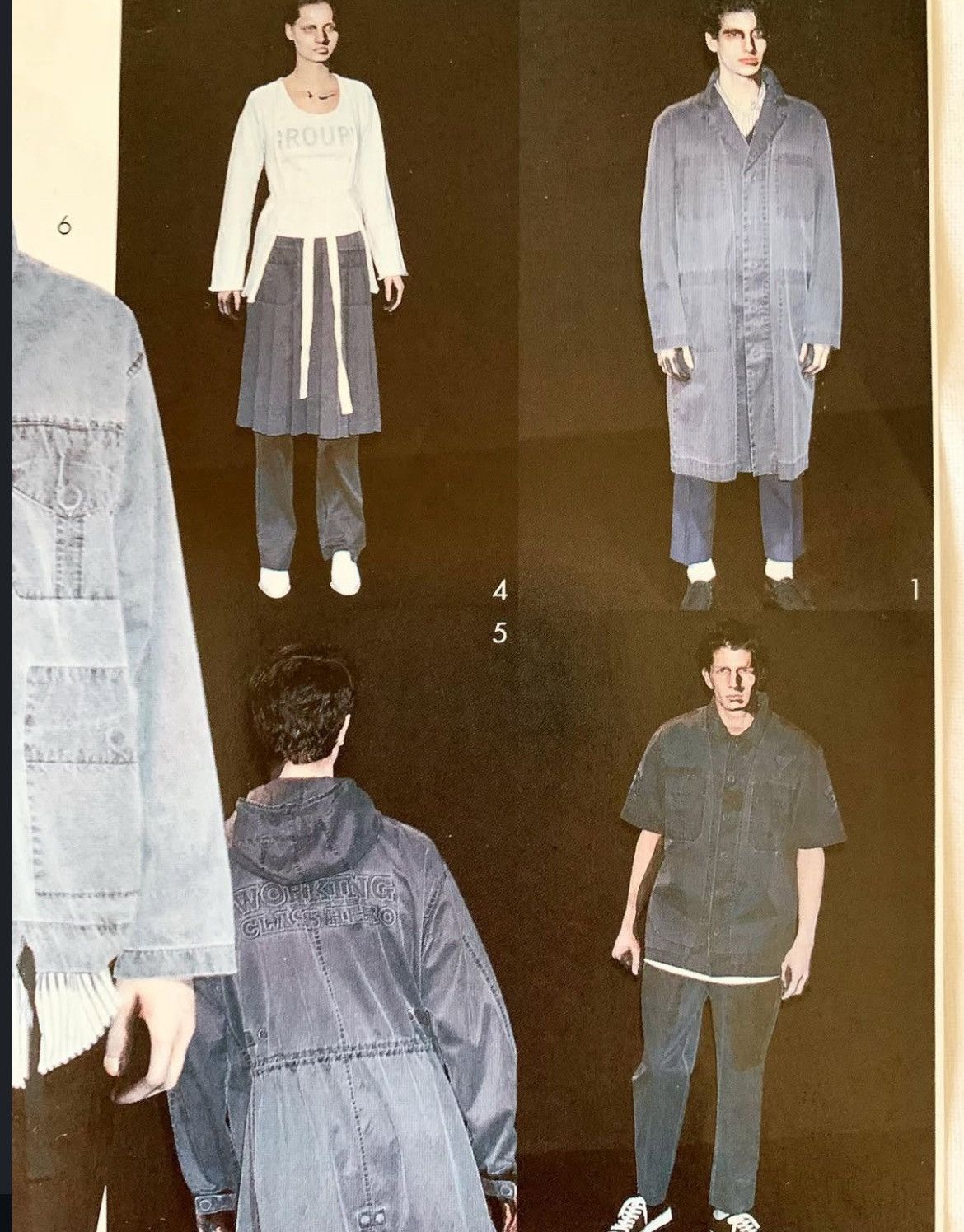 Undercover 99AW “ Relief” Butcher Apron Skirt Size 28" / US 6 / IT 42 - 11 Thumbnail