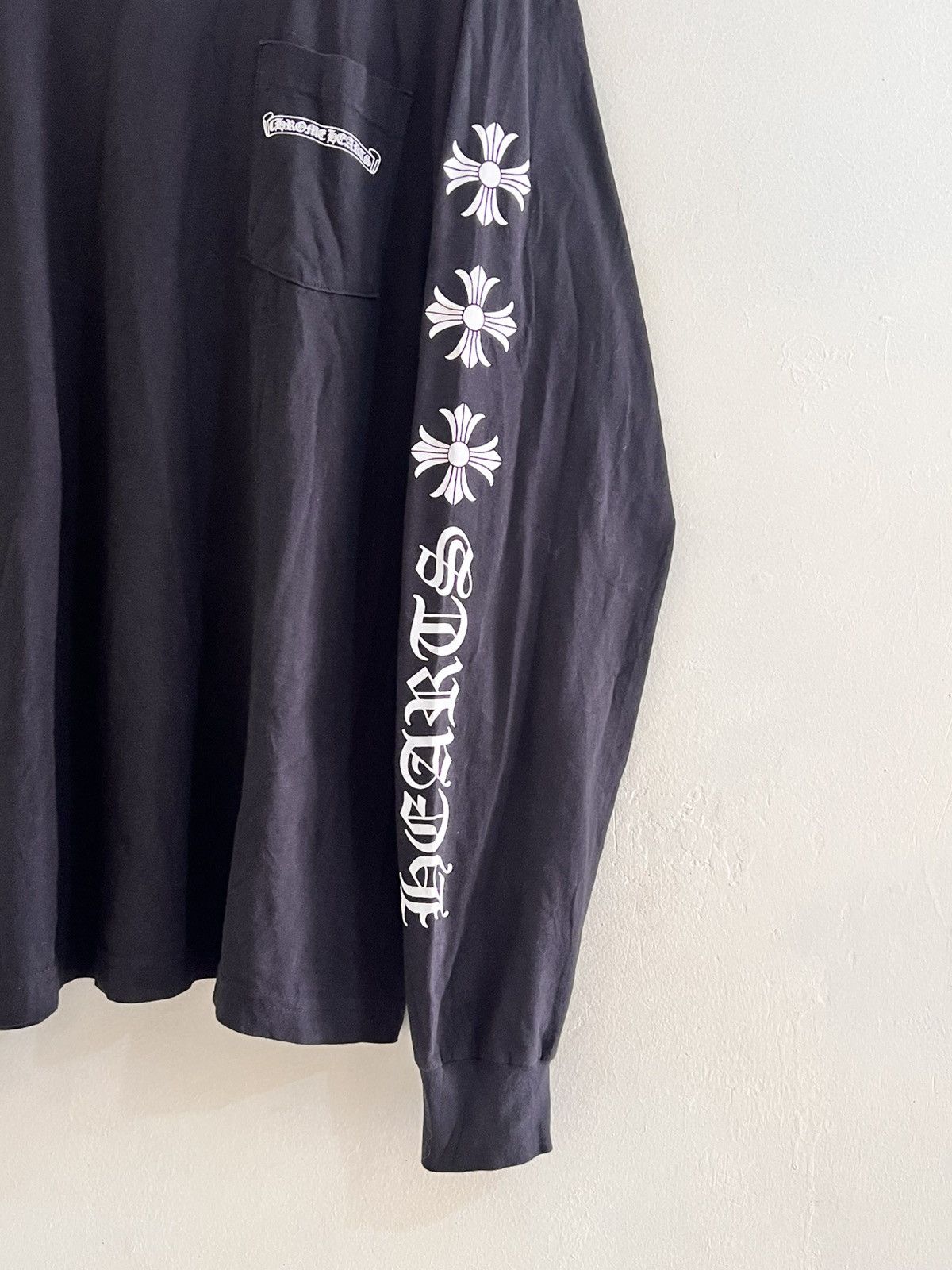 Chrome Hearts Chrome Hearts Cross Sleeve Print Shirt Size US XL / EU 56 / 4 - 4 Thumbnail
