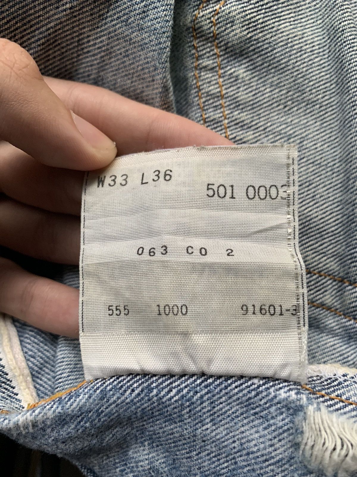 Levi's Levis Big E 501XX Made In Usa Selvedge Distressed denim Size US 30 / EU 46 - 23 Thumbnail