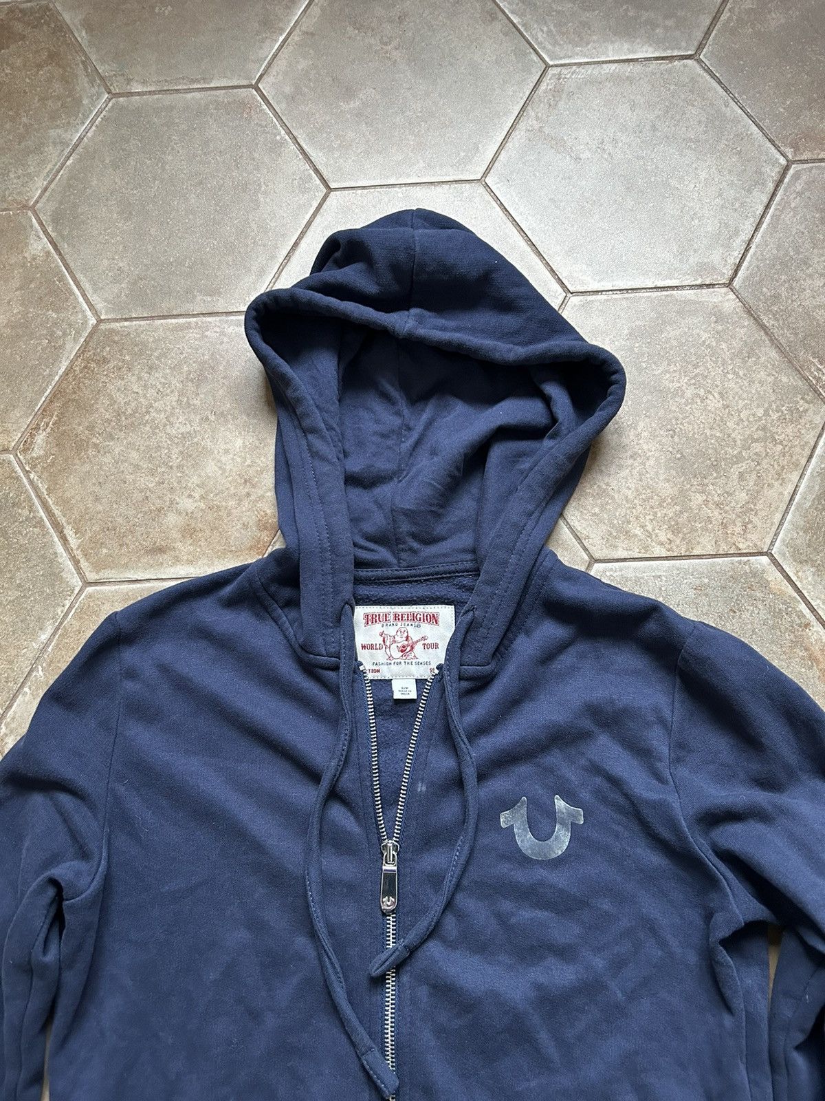 True Religion × Vintage TRU RELIGION HOODIE JACKET Size S / US 4 / IT 40 - 6 Thumbnail