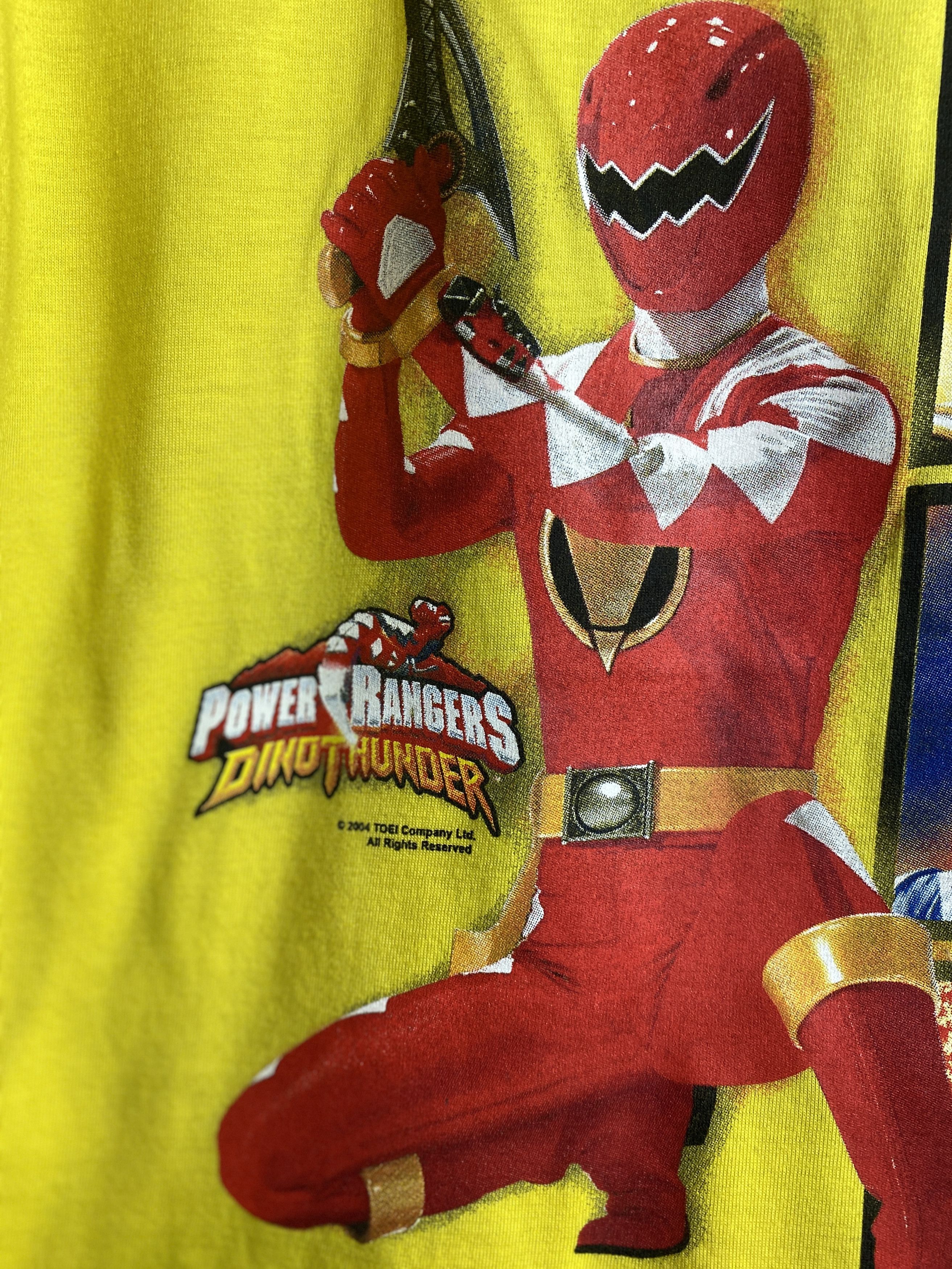 Vintage Vintage 2004 Power Rangers Dino Thunder big logo t-shirt Size US XS / EU 42 / 0 - 2 Thumbnail