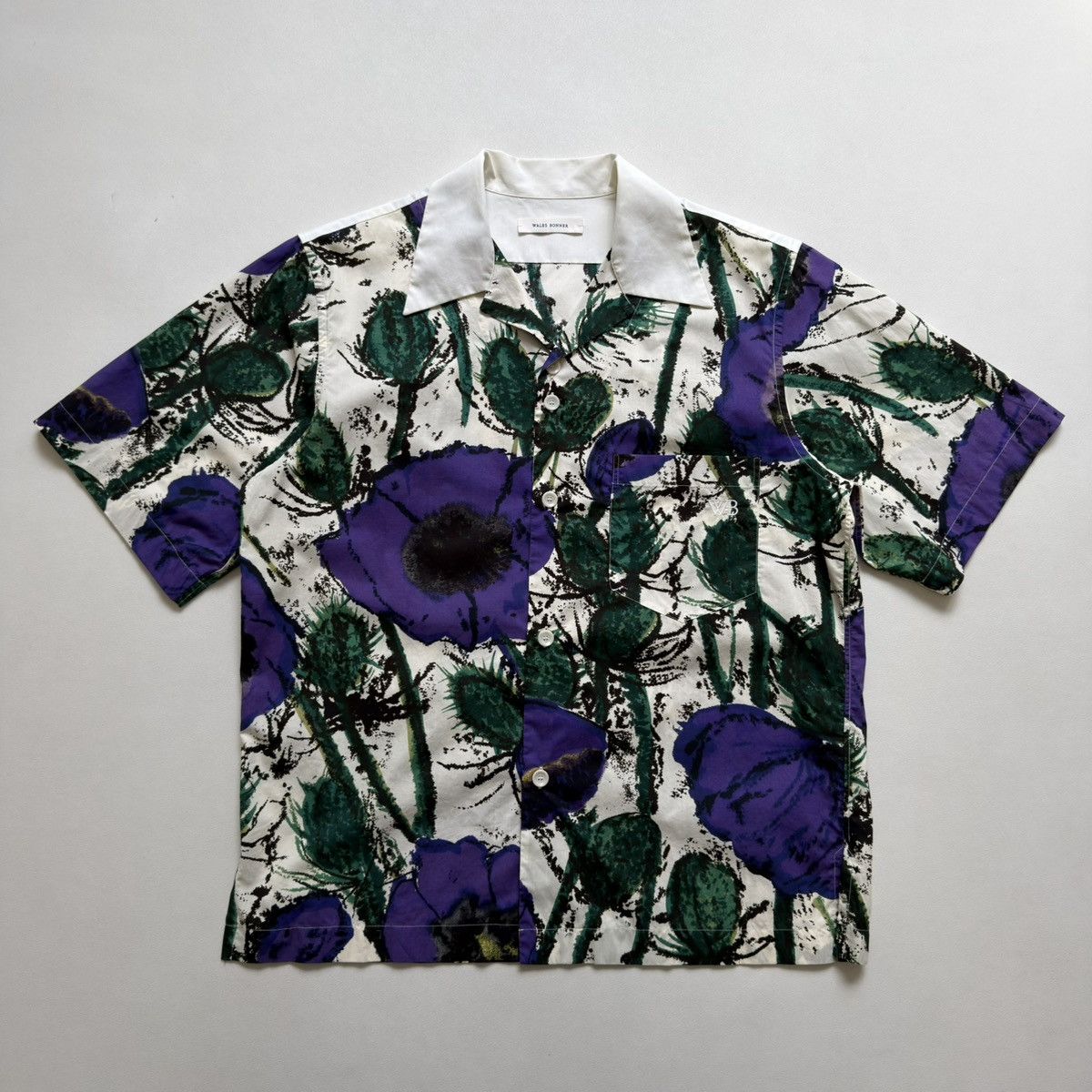 Wales Bonner ‘Highlife’ Floral Print Bowling Shirt Size US M / EU 48-50 / 2 - 18 Thumbnail