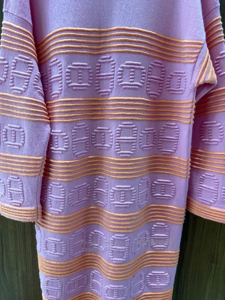 Hermes Hermes Pink cashmere knit cardigan Size XXS / US 00 / IT 34 - 4 Thumbnail