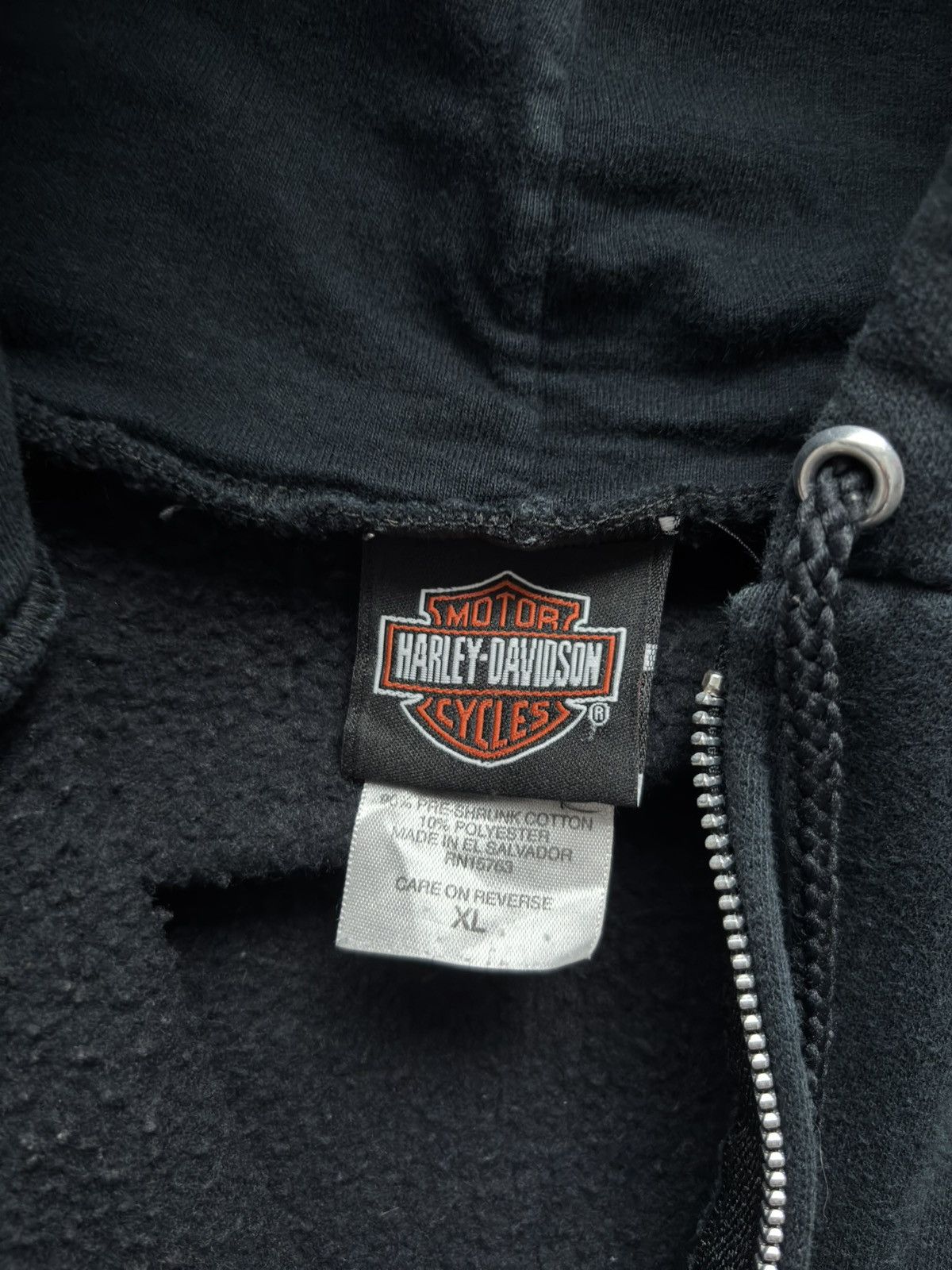 Harley Davidson Harley Davidson Vintage Zip Hoodie Size US XL / EU 56 / 4 - 6 Thumbnail
