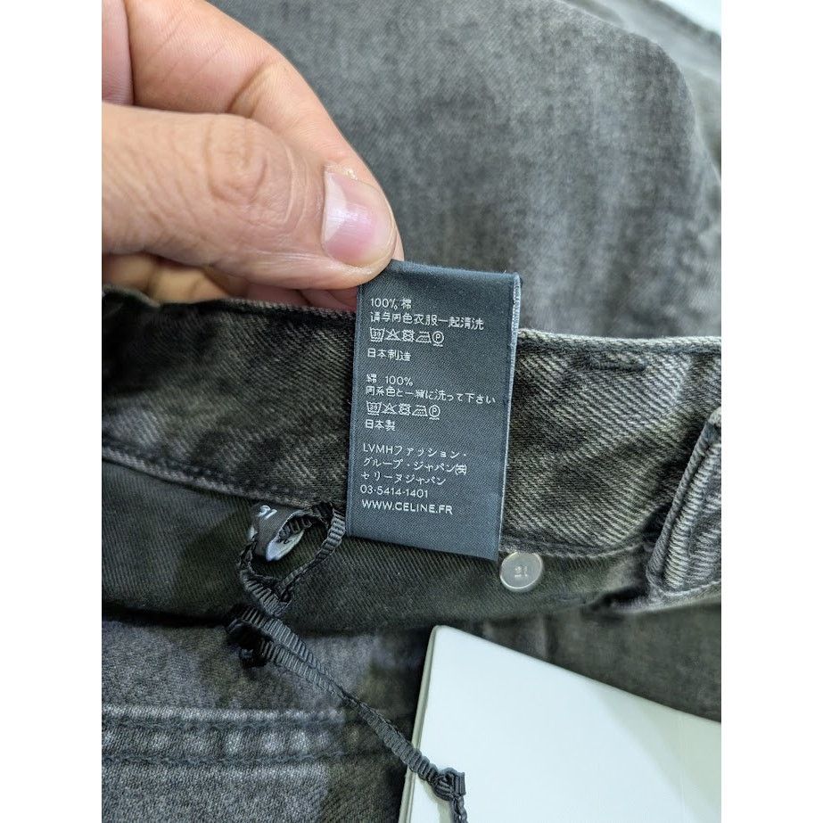 Celine o1rshd1 Denim Jeans in Black Size US 31 - 19 Thumbnail