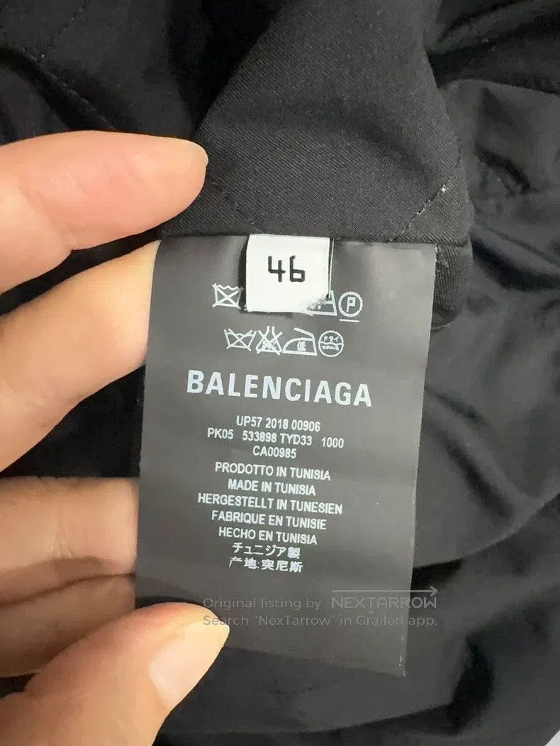 Balenciaga Balenciaga Black Parka Coat Jacket Size US S / EU 44-46 / 1 - 4 Thumbnail