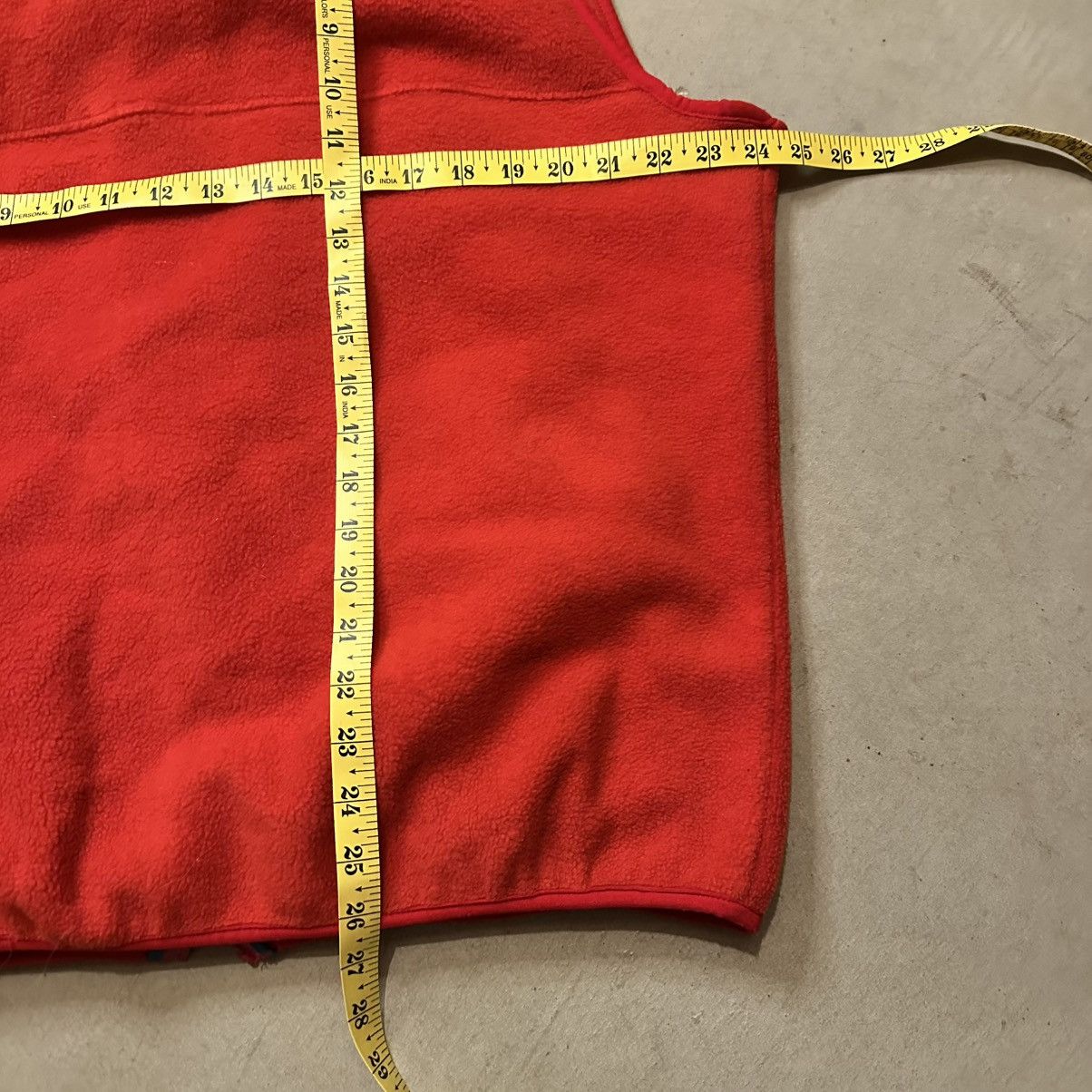 Patagonia Vintage 90s Made in USA Red Patagonia Fleece Vest Size XL Size US XL / EU 56 / 4 - 8 Thumbnail