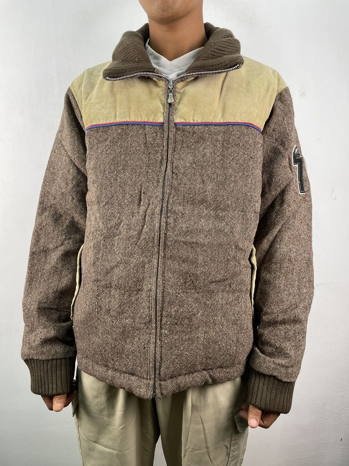 Quiksilver Vintage Quiksilver Varsity Jacket Brown Travis Scott Style Size US M / EU 48-50 / 2 - 2 Thumbnail