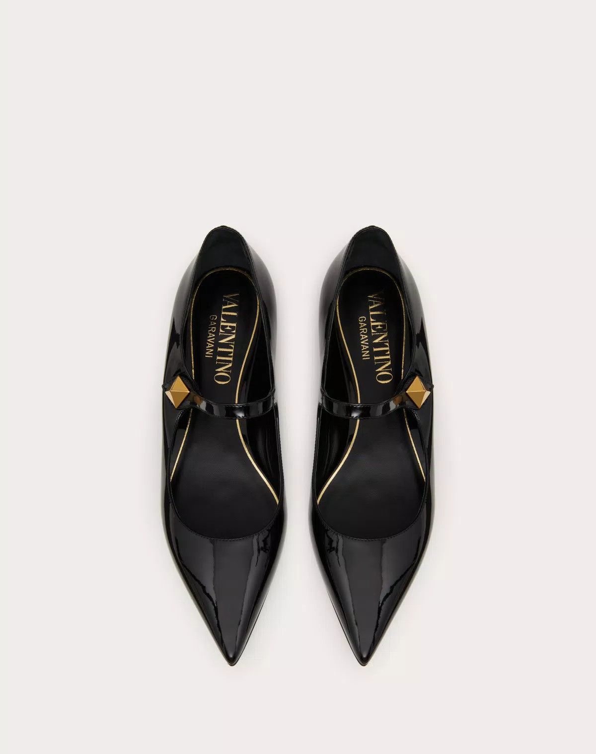 Valentino o1s1wg110426 Tiptoe Patent Leather Ballet Flats in Black Size US 5 / IT 35 - 3 Thumbnail