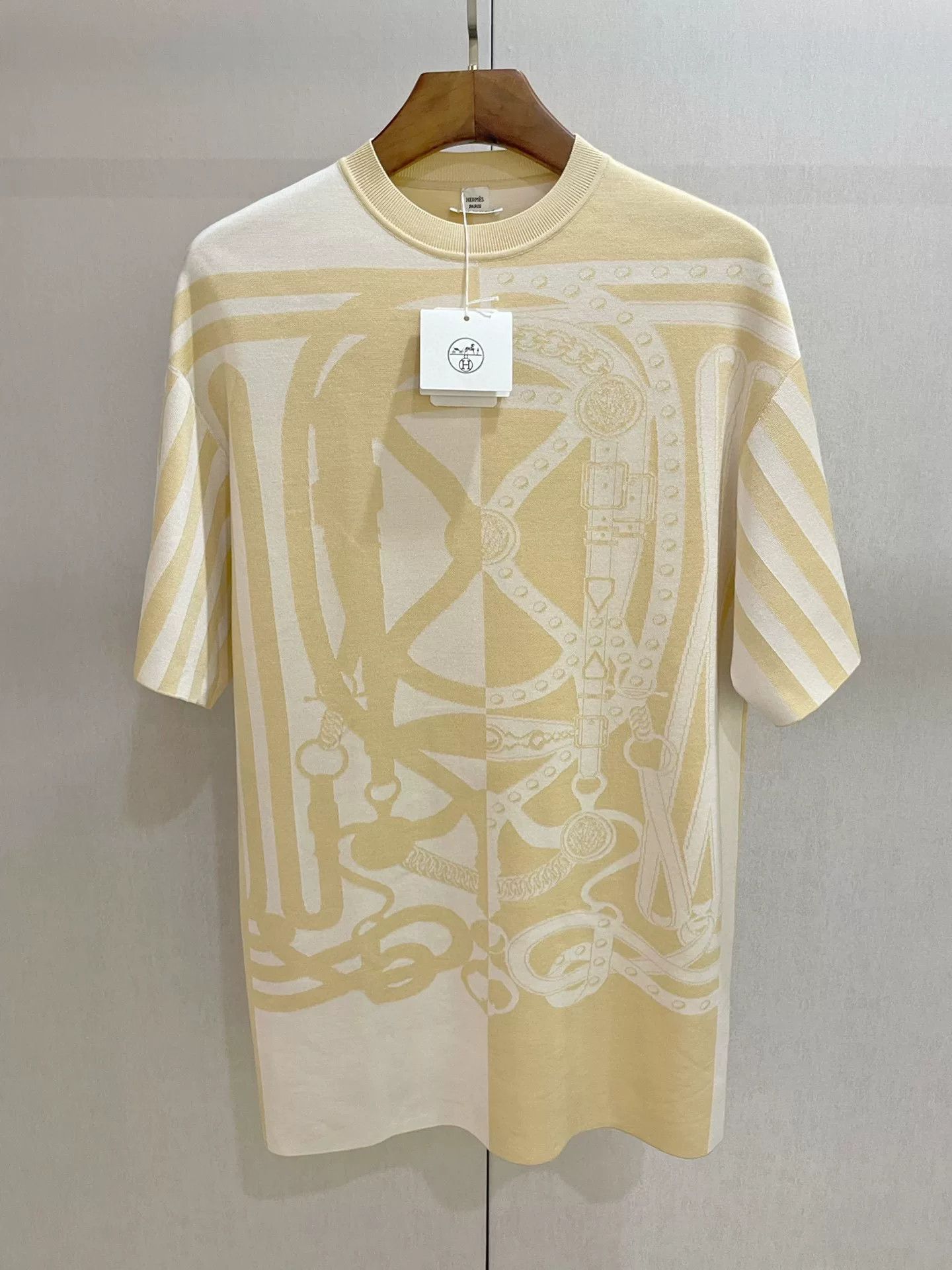 Hermes hermes classic printed dress size 34 Size US L / EU 52-54 / 3 - 1 Thumbnail