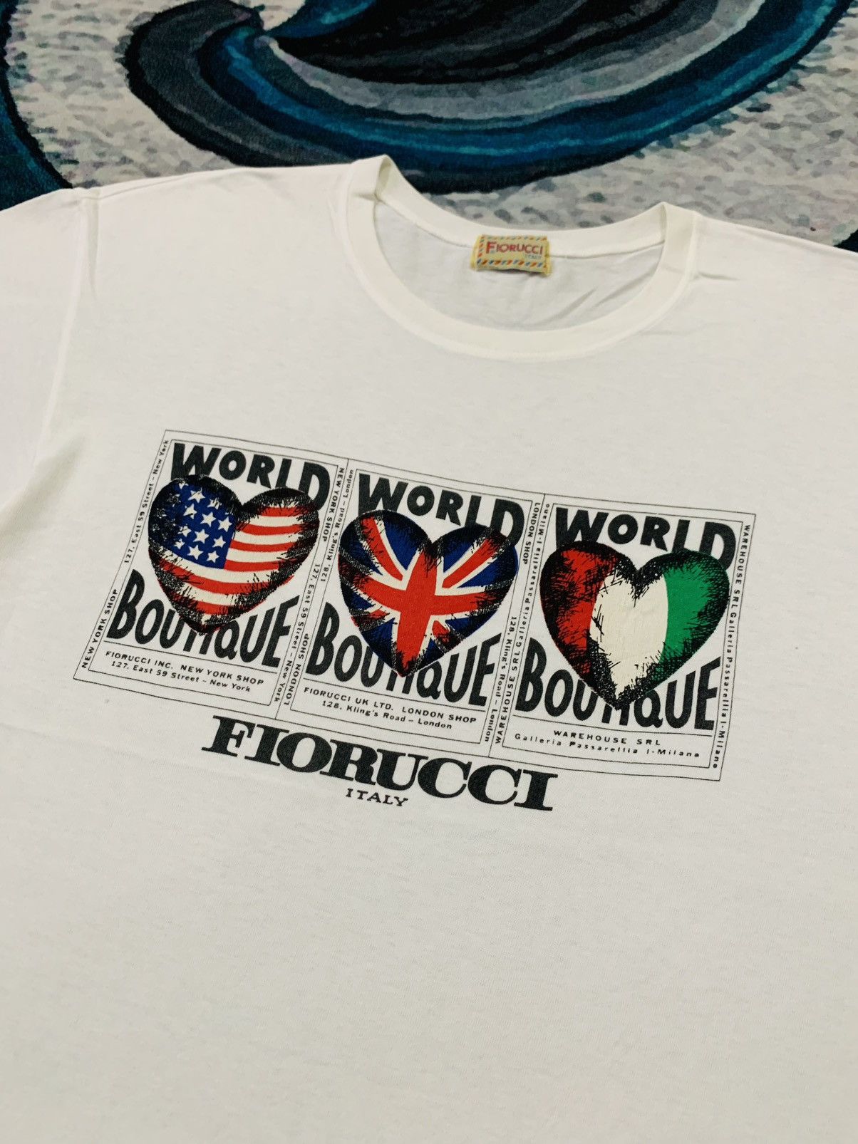 Fiorucci LAST DROP#Vintage Fiorucci Italy Single Stitch Made In Japan Size US M / EU 48-50 / 2 - 7 Thumbnail