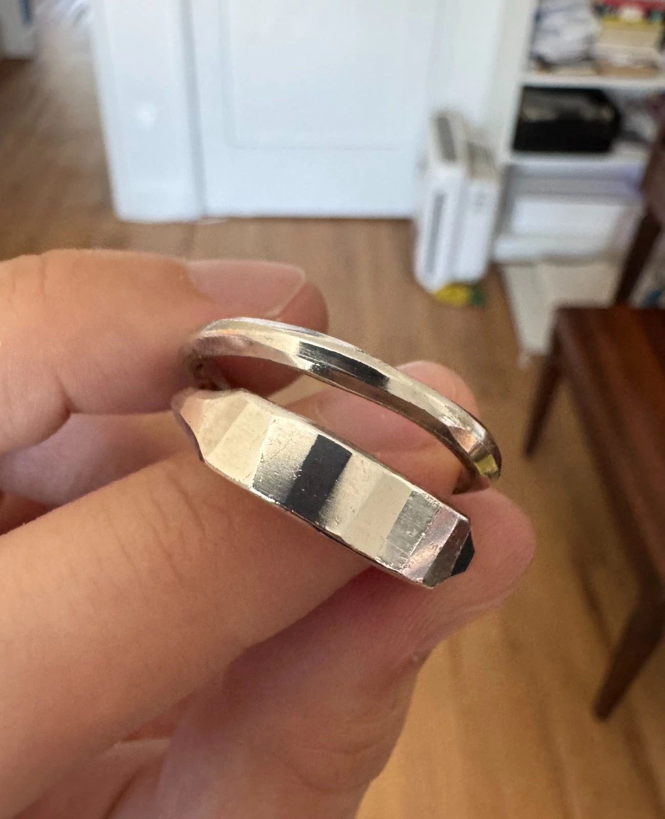 Werkstatt Munchen Forged Cross Ring (L/11) Sterling Silver | Grailed