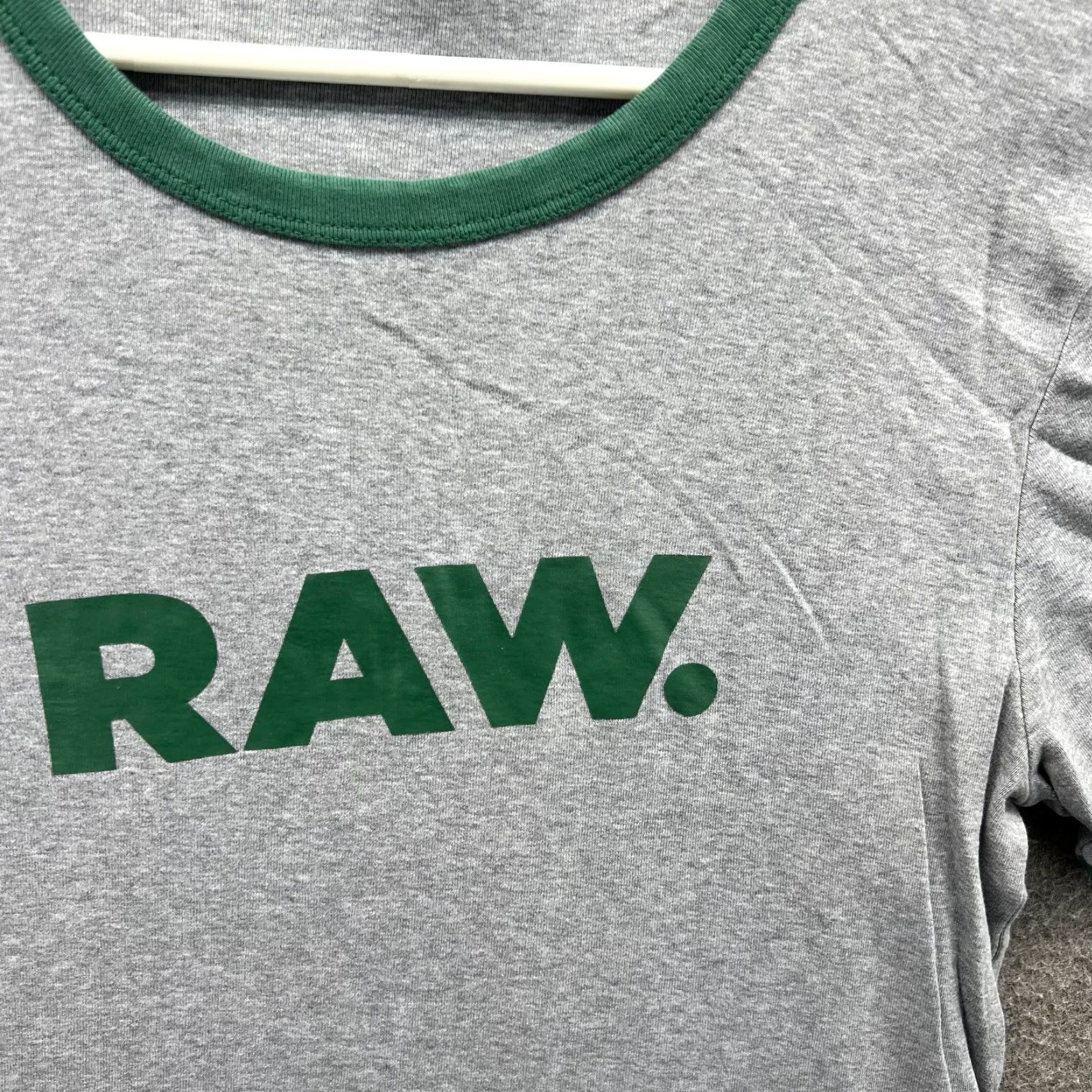 G-Star G Star Raw Shirt Women Large Gray Green Casual Tee Crewneck Slim Fit Stars Shirt Womens G-Star Shirt Size L / US 10 / IT 46 - 6 Thumbnail