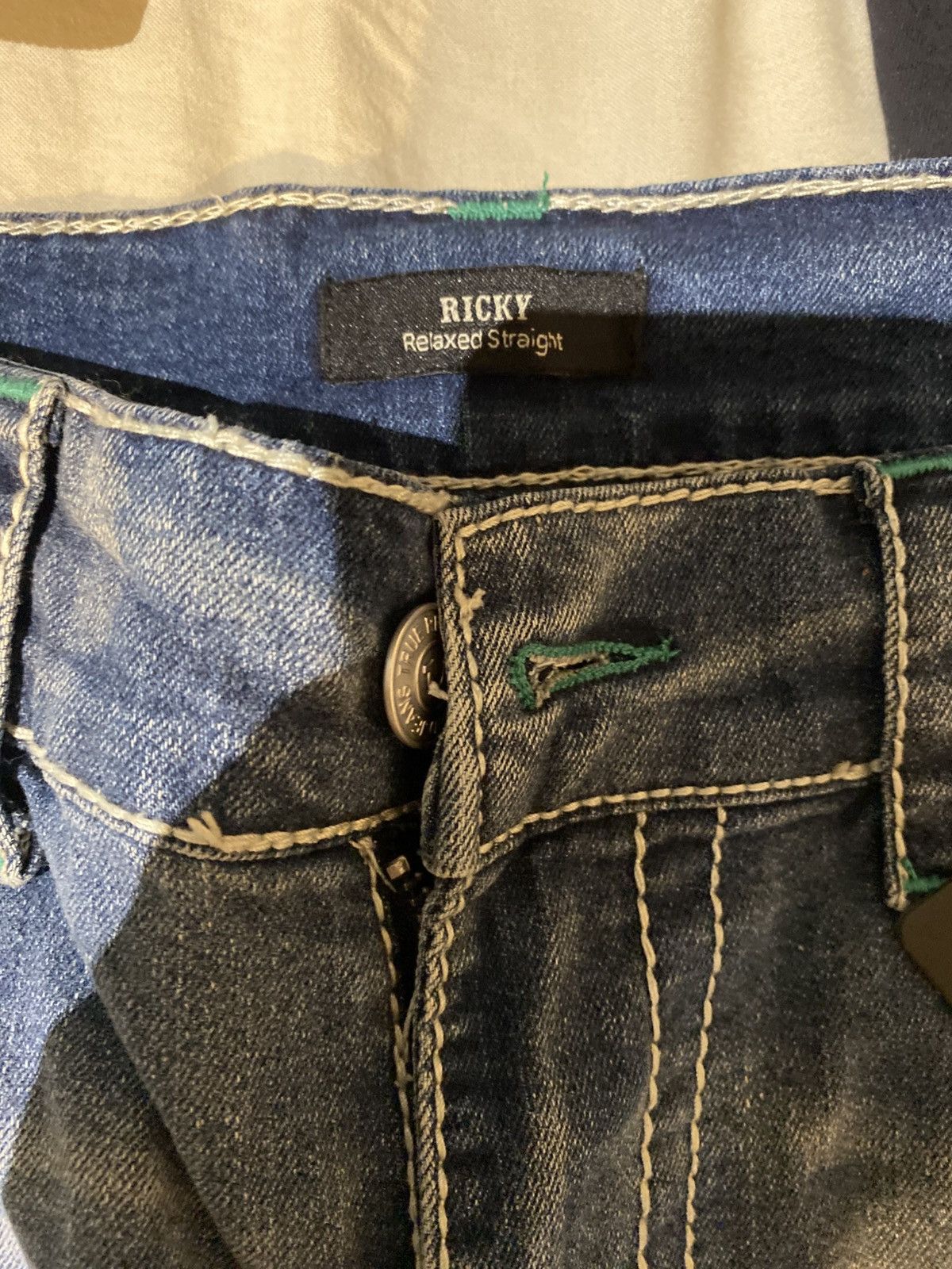 True Religion True Religion Jeans - Ricky Super T Flap Jeans Size US 32 / EU 48 - 4 Thumbnail