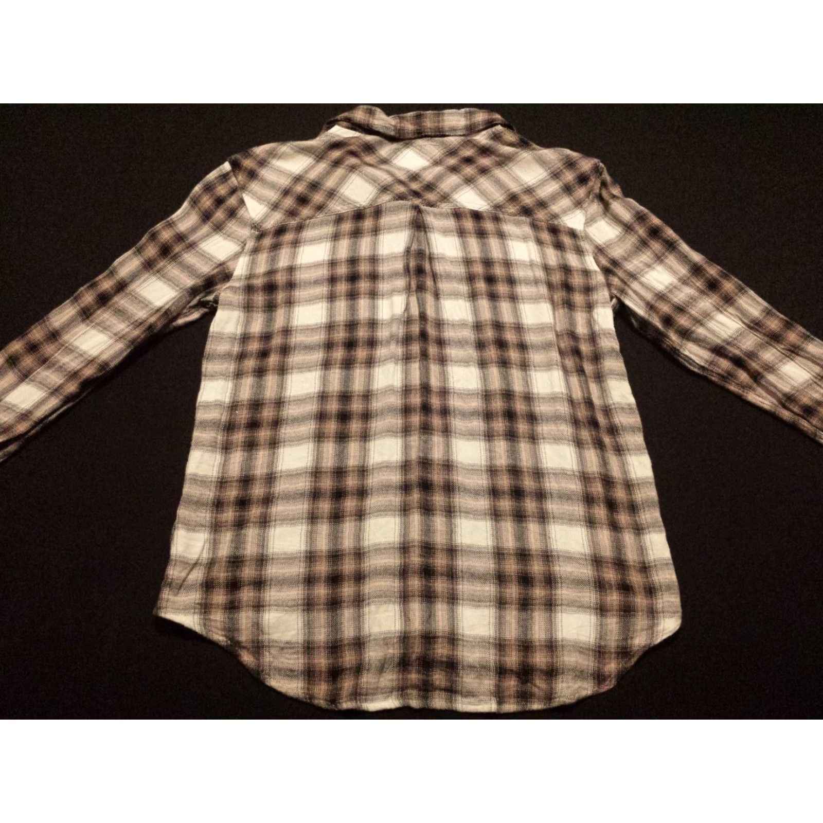 Rails Rails Woman's Small Shirt Long Sleeve Button-Front Multicolor Plaid Rayon Size S / US 4 / IT 40 - 6 Thumbnail