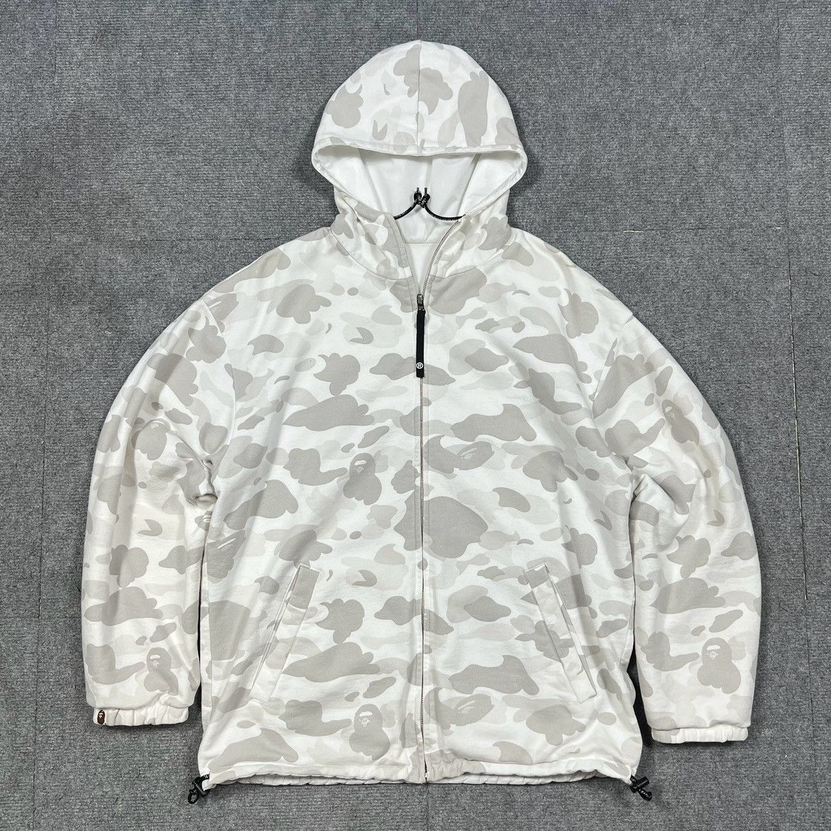 Bape × Nigo Rare Og bape nigo 1st white camo reversible jacket Size US L / EU 52-54 / 3 - 1 Thumbnail