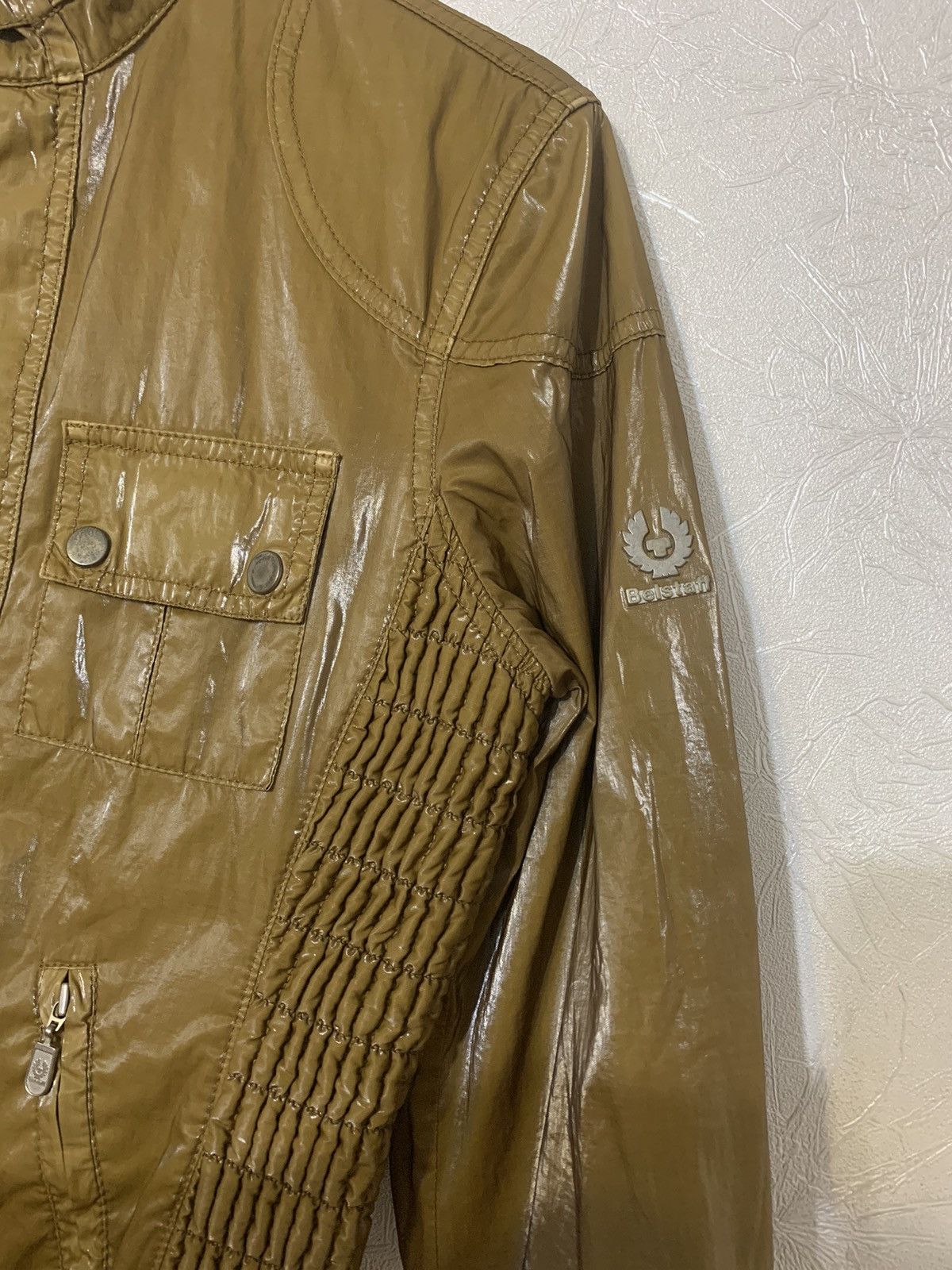 Belstaff Belstaff Gold Label Biker Gold Metallic Jacket Made In Italy Size M / US 6-8 / IT 42-44 - 4 Thumbnail