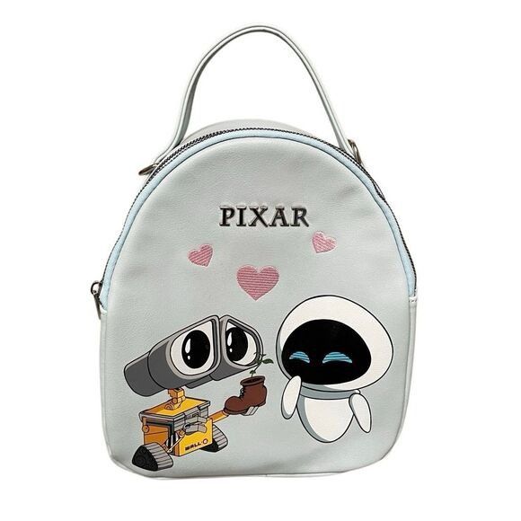 Disney Disney Pixar WALL-E Chibi WALL-E & EVE Mini Backpack Blue Size ONE SIZE - 1 Thumbnail