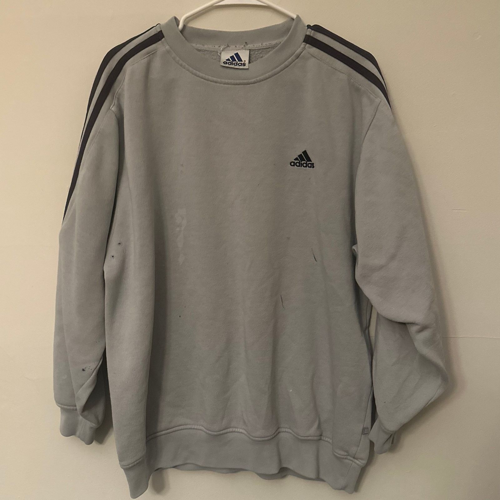 Adidas Beat up addidas vintage sweatshirt grey Size US L / EU 52-54 / 3 - 1 Thumbnail
