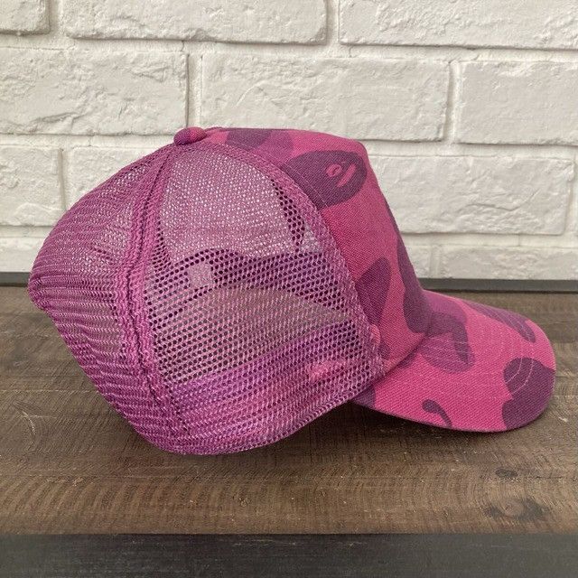 Bape × Carhartt BAPE × Carhartt Purple Camo trucker hat cap NIGO Size ONE SIZE - 5 Thumbnail