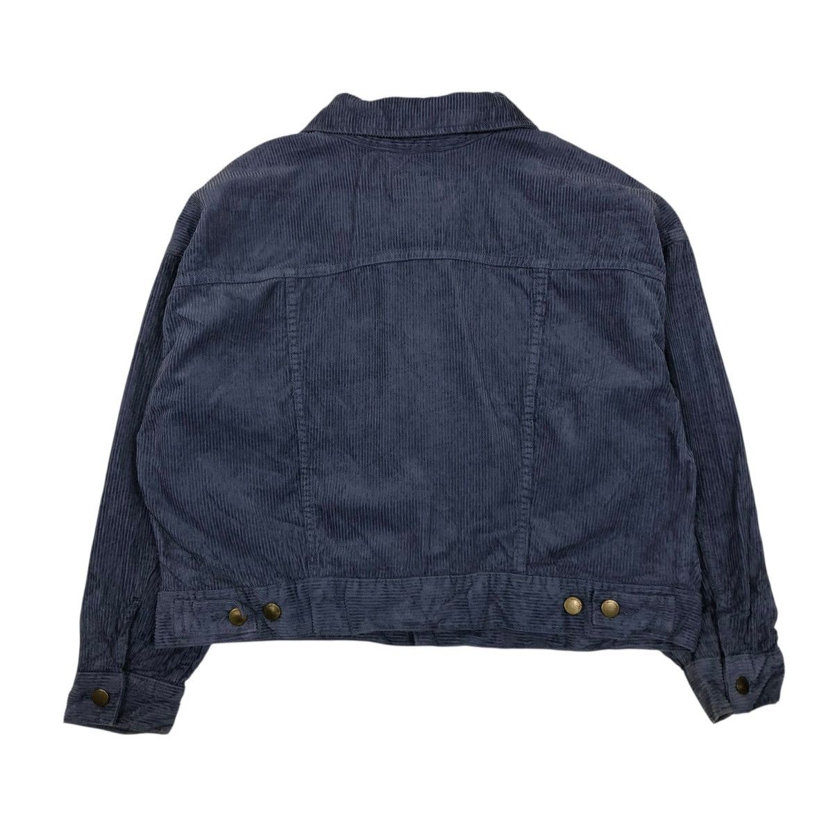 Vintage 🔥CROPPED CORDUROY BIKER JACKET MUSIC & ECOLOGY ISSEY MIYAKE Size US M / EU 48-50 / 2 - 2 Thumbnail