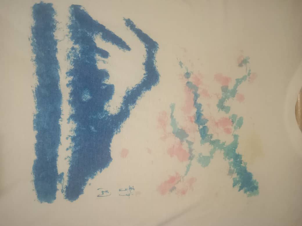 Vintage Vintage fuji mountain single stich hand painting ART Size US L / EU 52-54 / 3 - 6 Thumbnail