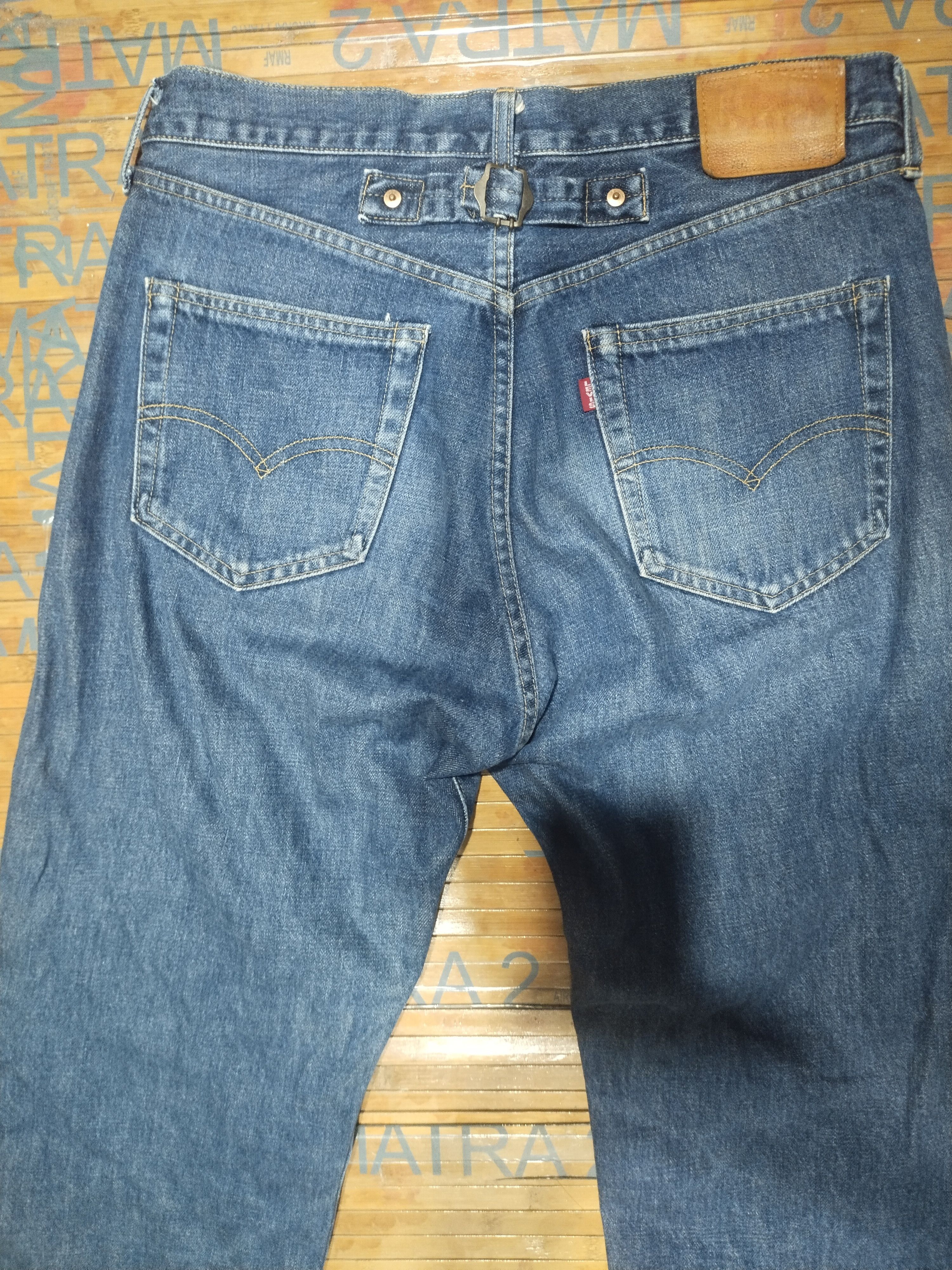 Vintage LEVIS 702 Big E "Japan" Sz 33"32" Size US 33 - 7 Thumbnail