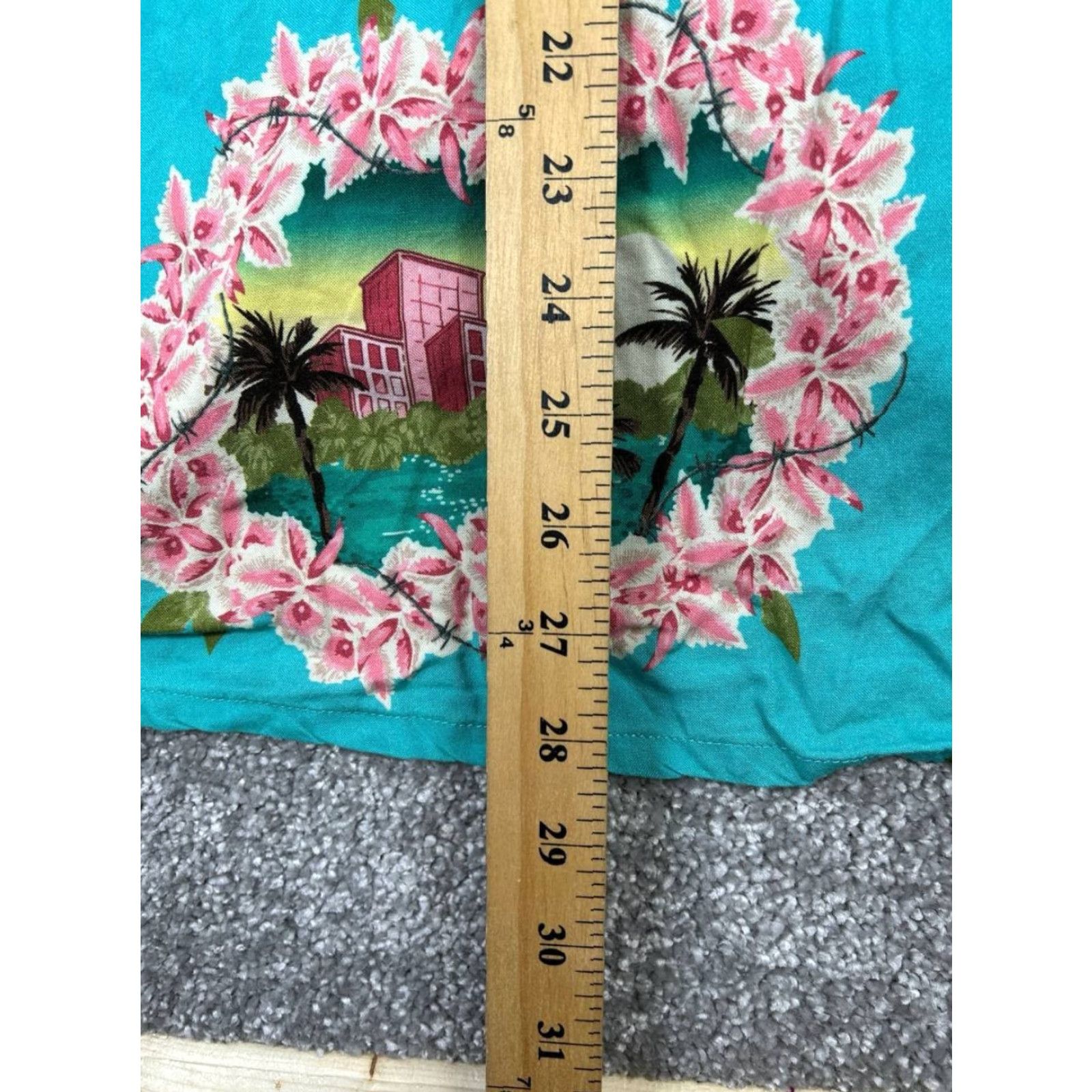 Vintage Duvin Men's Hawaiian Shirt Button-Up Casual Floral Short Sleeve Blue Size US L / EU 52-54 / 3 - 8 Thumbnail