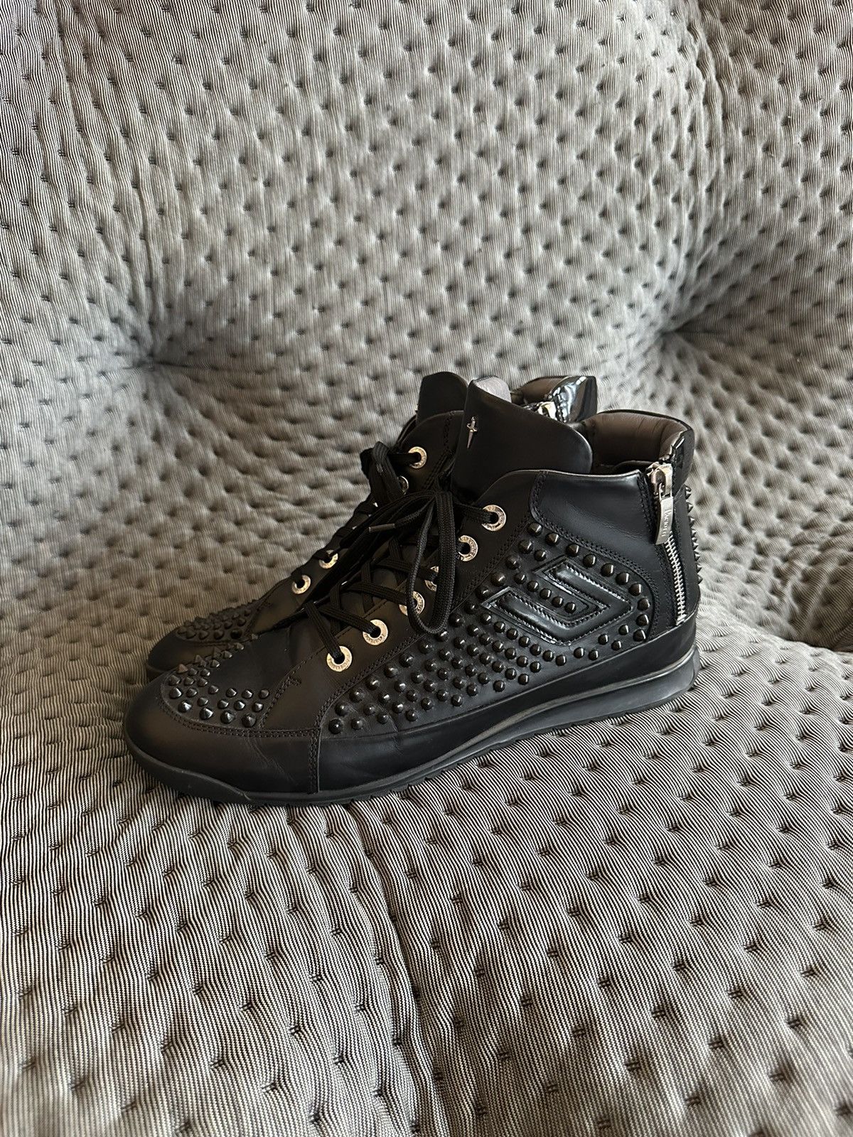 Cesare Paciotti Paciotti 4US CESARE PACIOTTI FW18 MENS SPIKED SNEAKERS Grailed