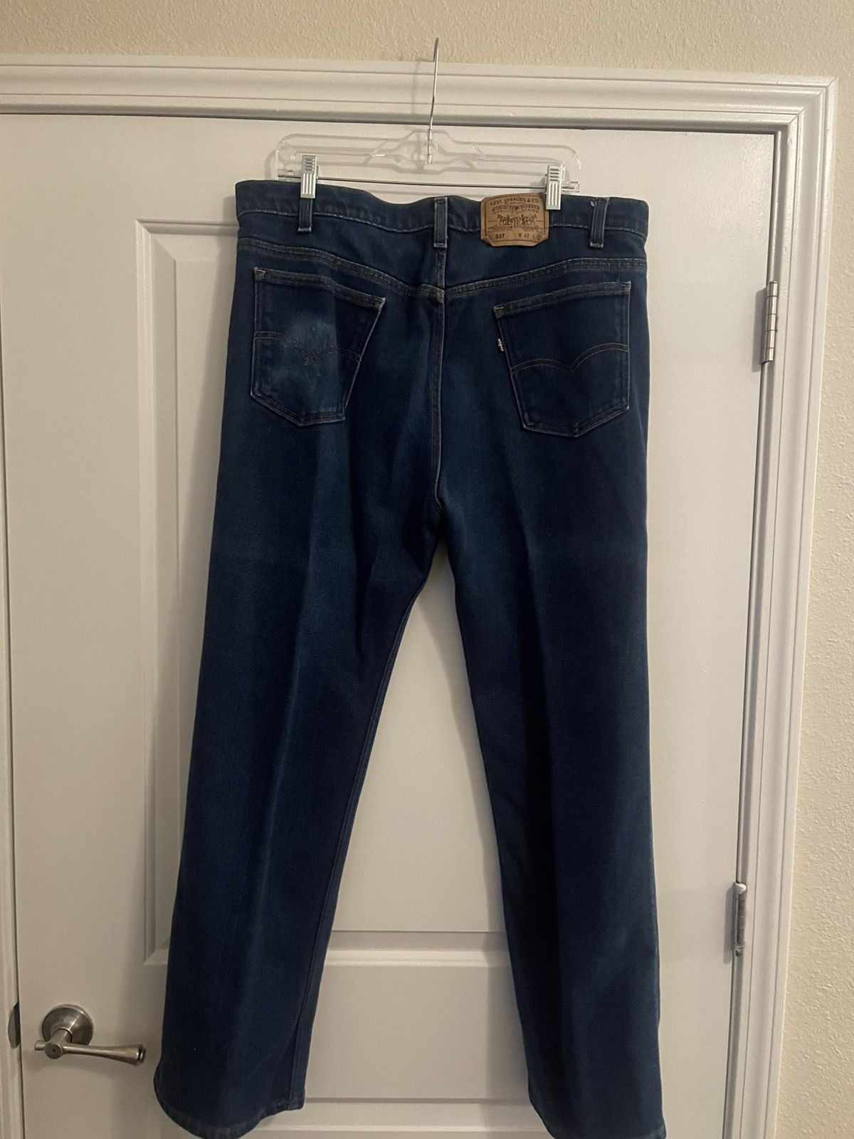 Vintage Vintage LEVI'S 517 Jeans Orange Tab Bootcut Size US 42 / EU 58 - 3 Thumbnail