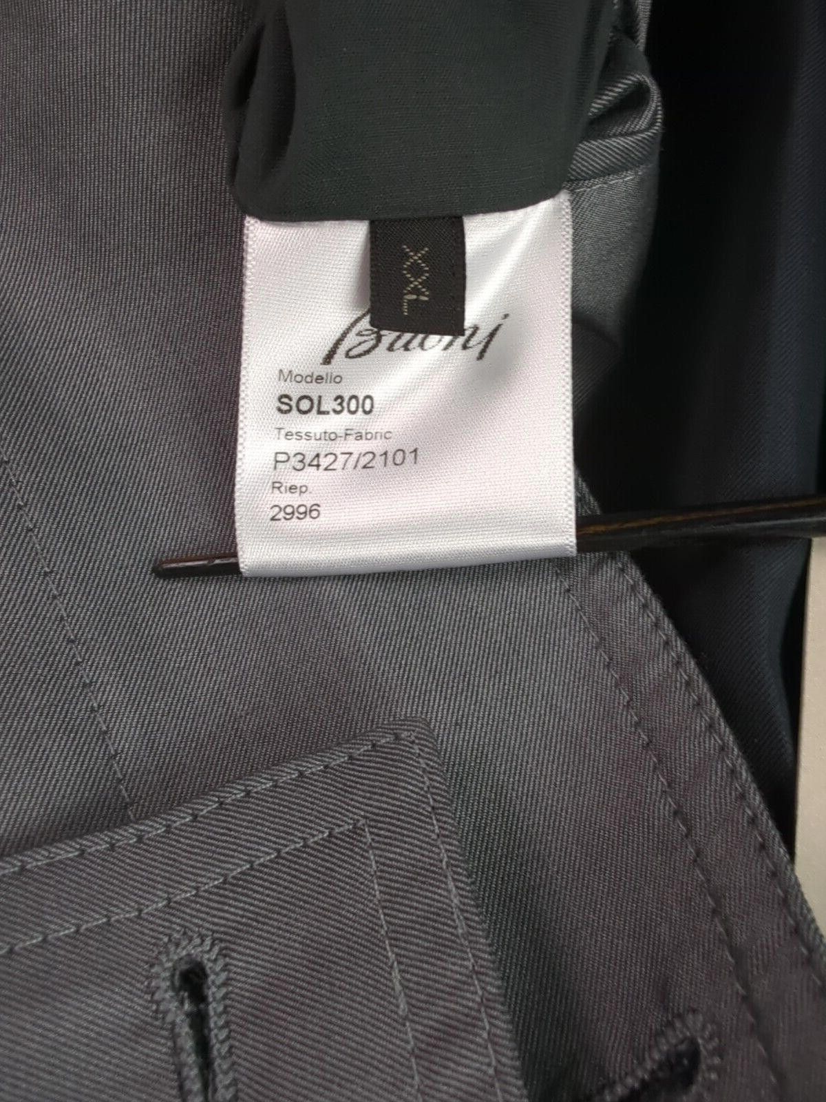 Brioni NWT $4450 BRIONI Sz XXL Gray Silk Cotton Outer Jacket Coat Size US XXL / EU 58 / 5 - 10 Thumbnail