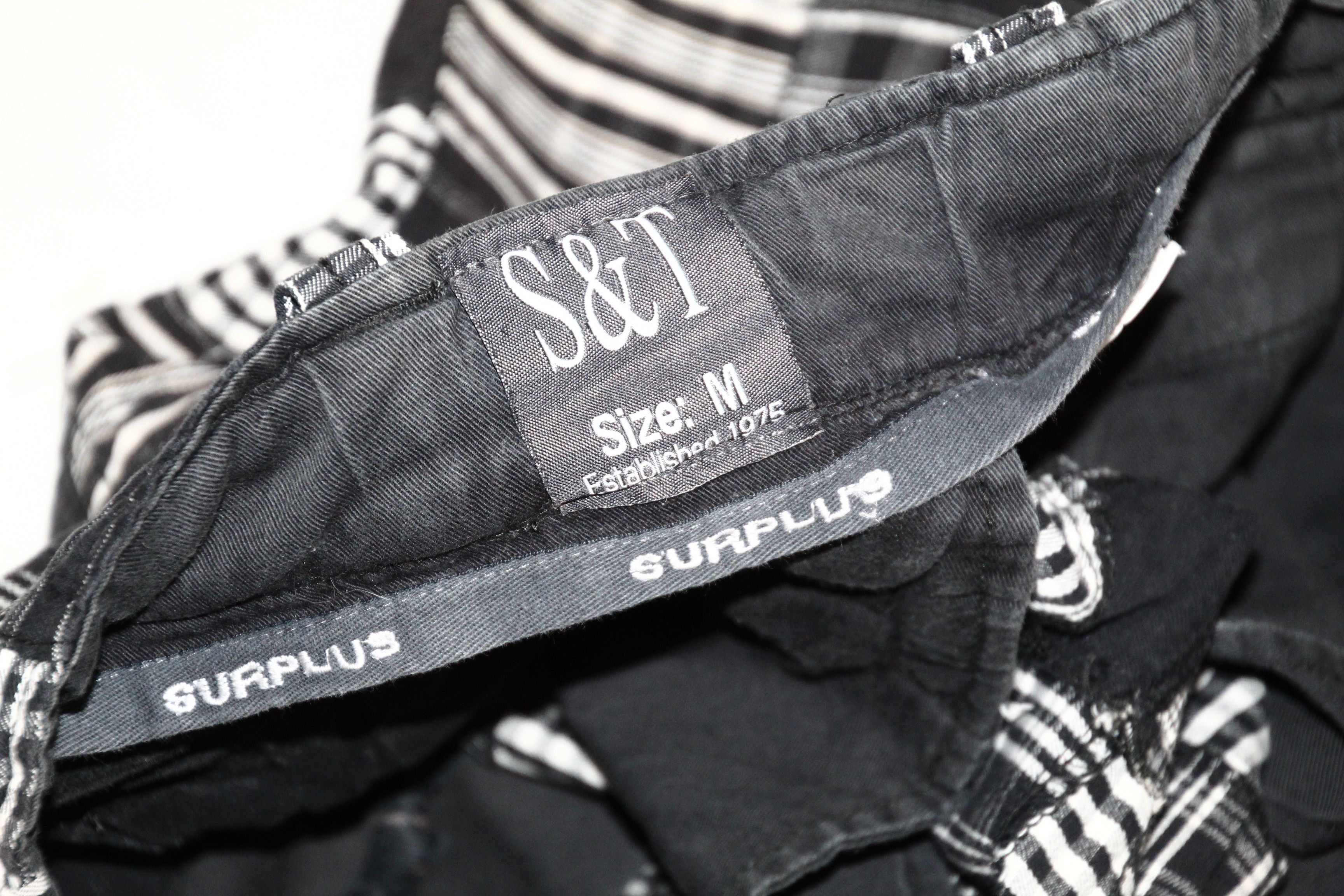 Surplus Research Surplus Raw Vtg Cologne Rugged Flannel Patchwork Cargo Short Size US 32 / EU 48 - 7 Thumbnail