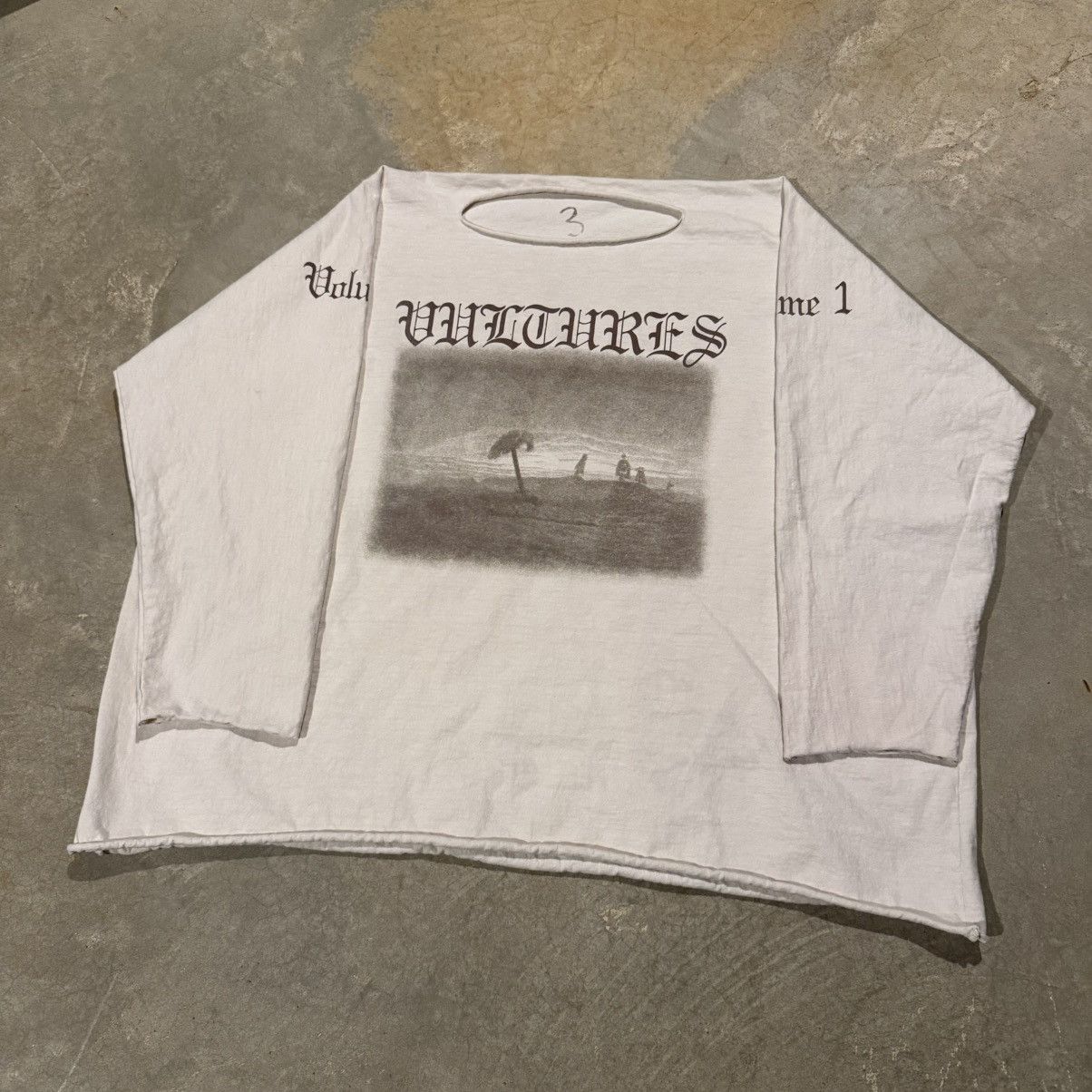 Yeezy Yeezy Vultures Volume 1 Album Tee Kanye West Rap Size US XXL / EU 58 / 5 - 2 Thumbnail