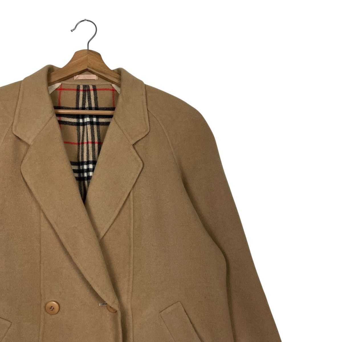Burberry Burberrys Nova Check Double Breasted Wool Coat Size M / US 6-8 / IT 42-44 - 5 Thumbnail