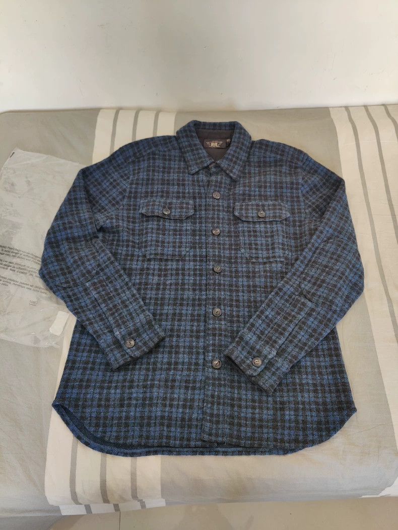 RRL Ralph Lauren RRL Ralph Lauren Vintage vintage blue dyed shirt Size US M / EU 48-50 / 2 - 4 Thumbnail