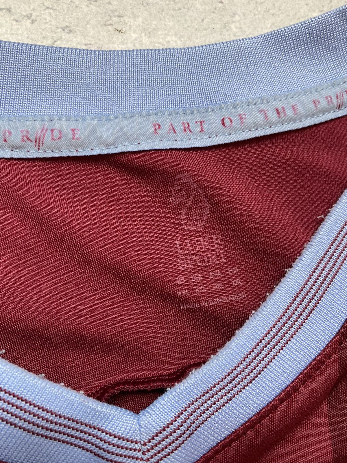 Other 2018-19 Luke Sport Aston Villa Home Soccer Jersey Size 2XL Size US XL / EU 56 / 4 - 8 Thumbnail