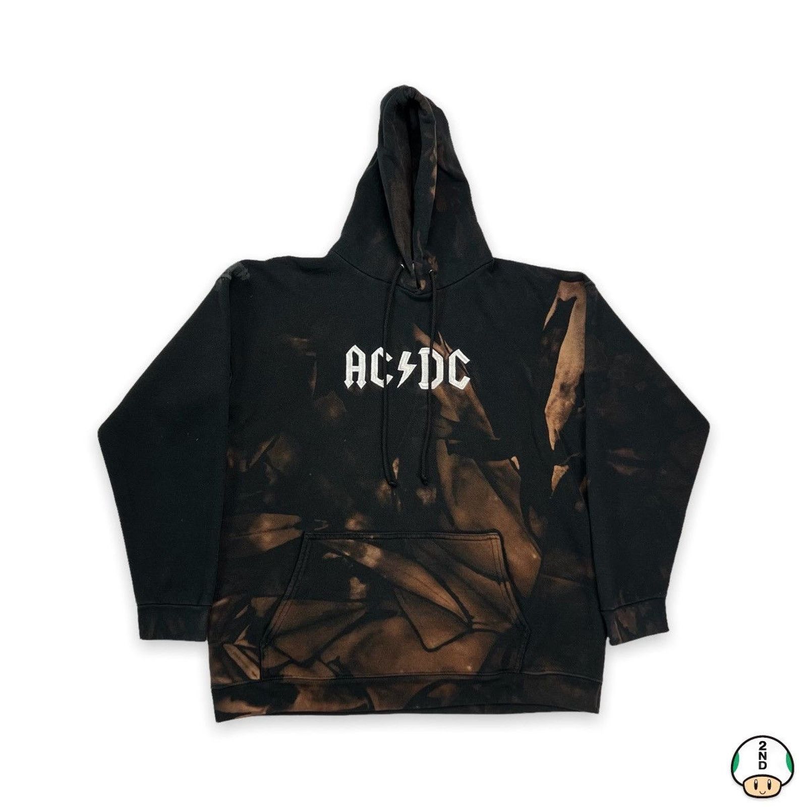 AC/DC × Band Tees × Vintage Vintage AC/DC Hoodie Bleached Alstyle Heavyweight Pullover Size US L / EU 52-54 / 3 - 1 Thumbnail