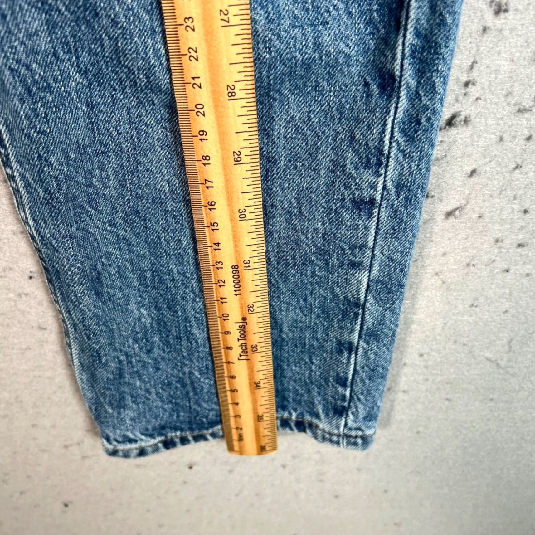 Everlane Everlane Jeans 90s Cropped High-Rise Straight Leg Denim Blue Womens Size 26 Size 26" / US 2 / IT 38 - 6 Thumbnail